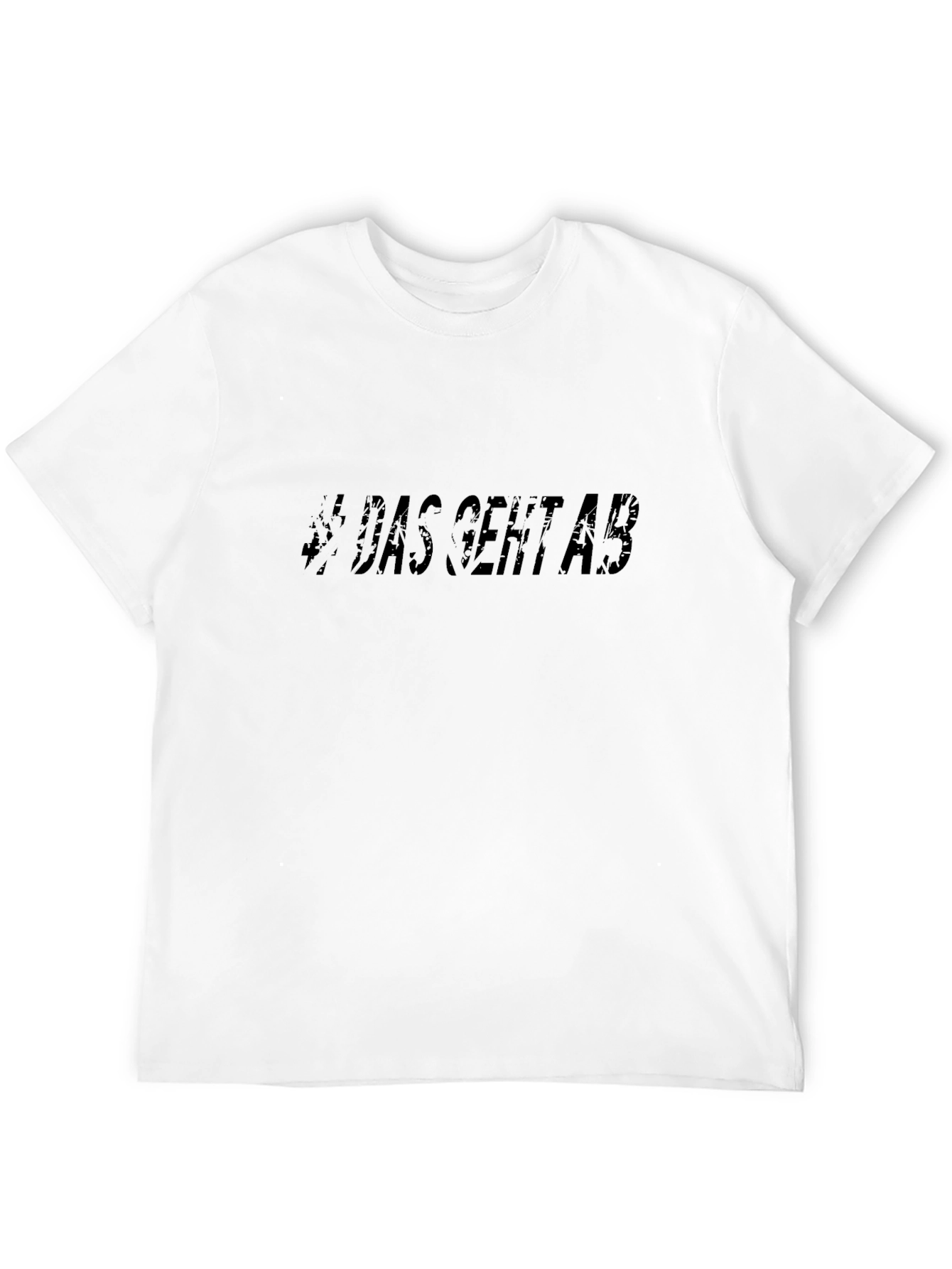 Trendy Das Geht Ab Black T-Shirt