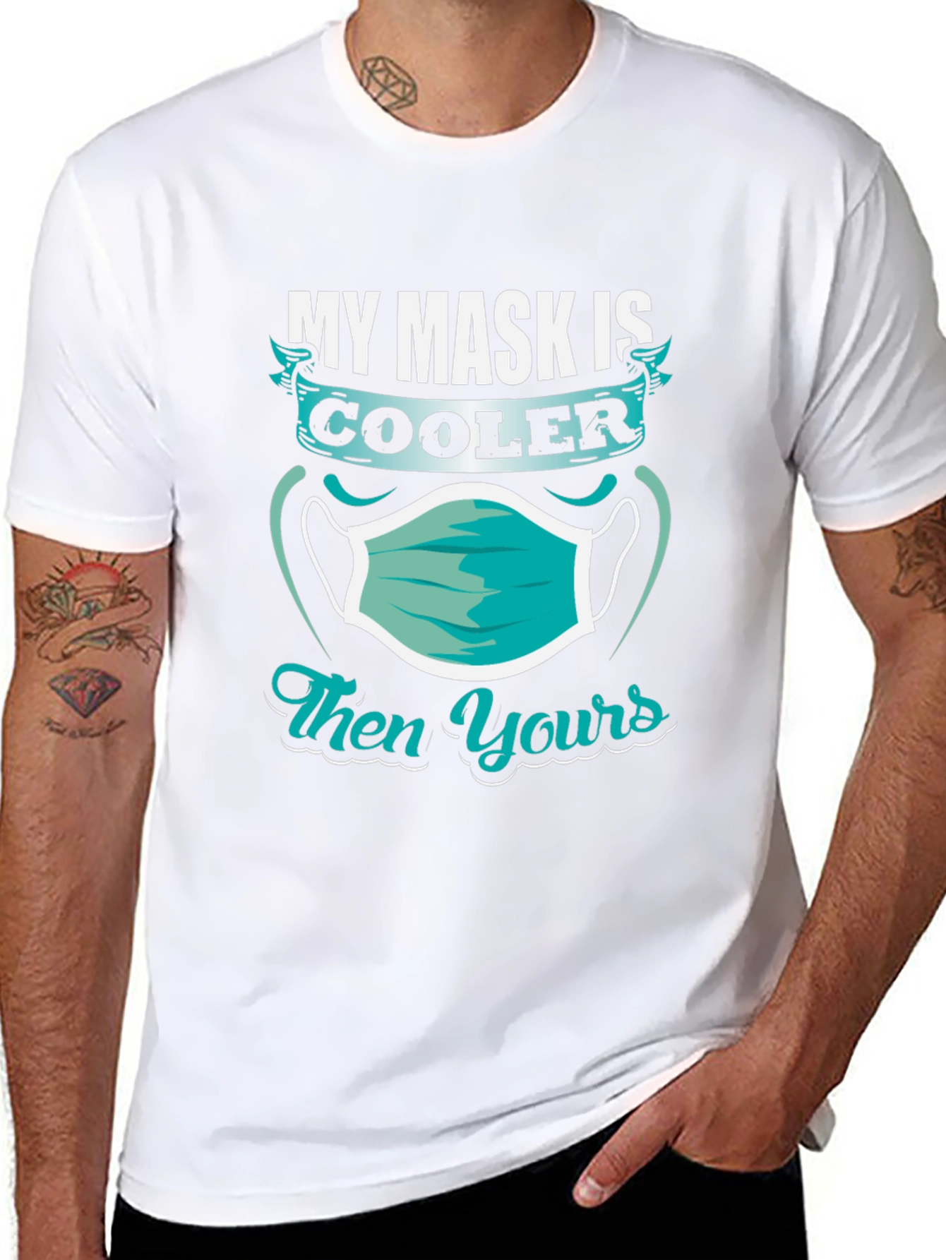 Cool Mask T-Shirt - Funny Pandemic Apparel