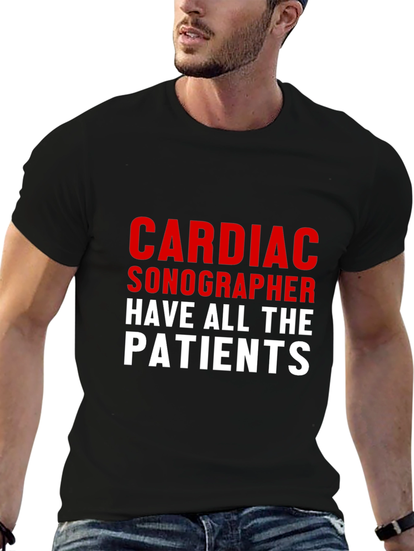 Cardiac Sonographer Novelty Graphic Tee
