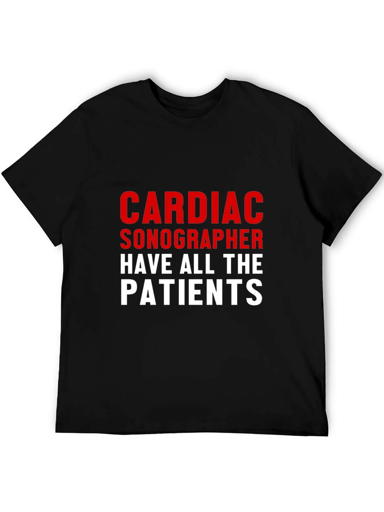 Cardiac Sonographer Novelty Graphic Tee