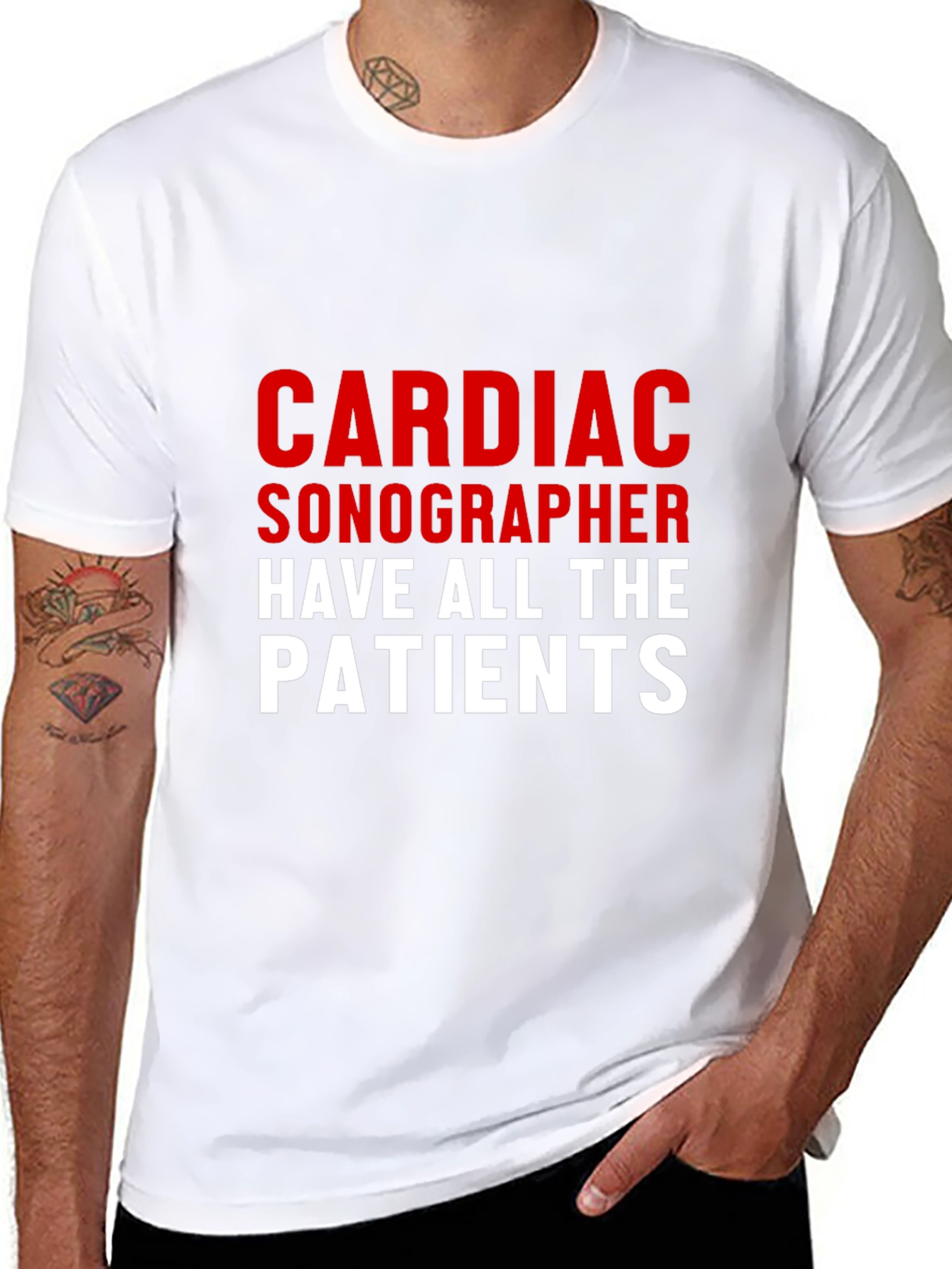 Cardiac Sonographer Novelty Graphic Tee