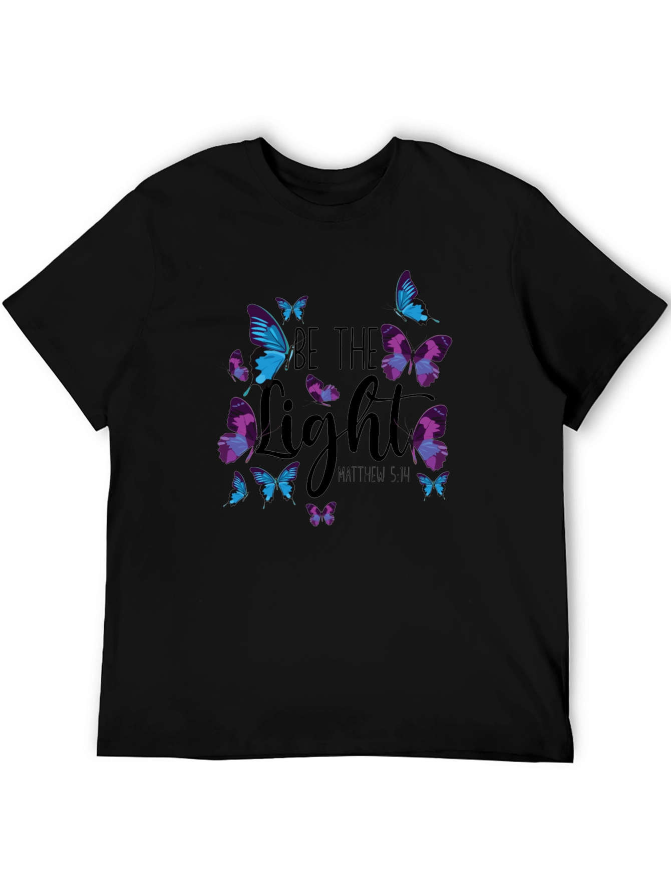 Be the Light Butterfly Graphic Tee