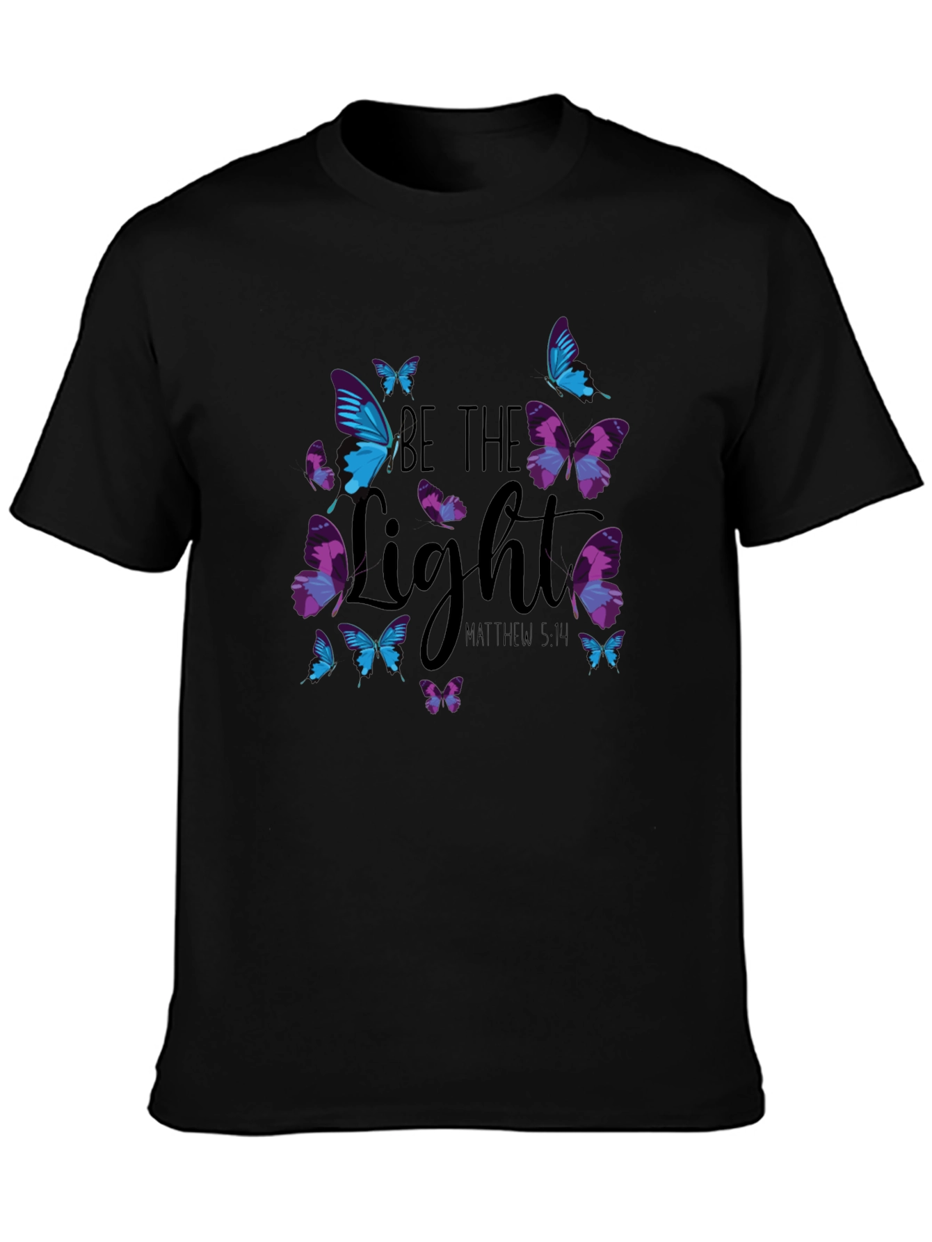 Be the Light Butterfly Graphic Tee