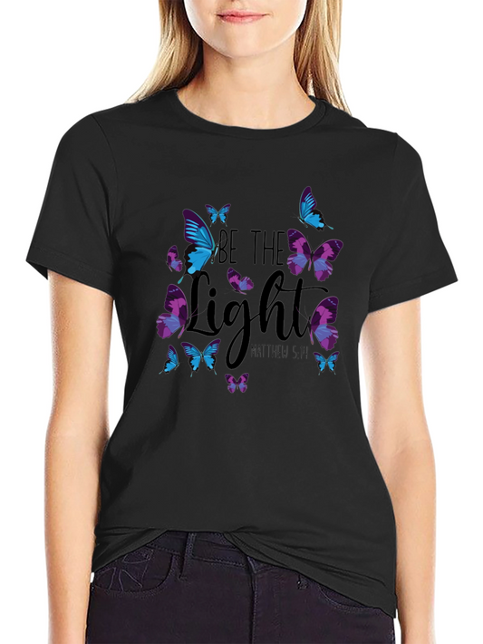 Be the Light Butterfly Graphic Tee