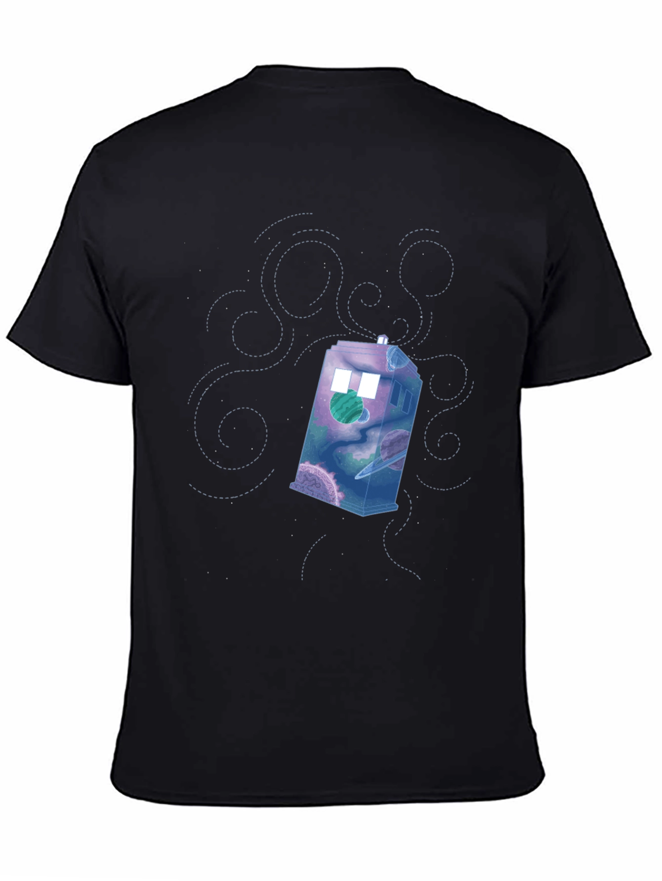 Time Travelers T-Shirt - Galaxy Police Box Design