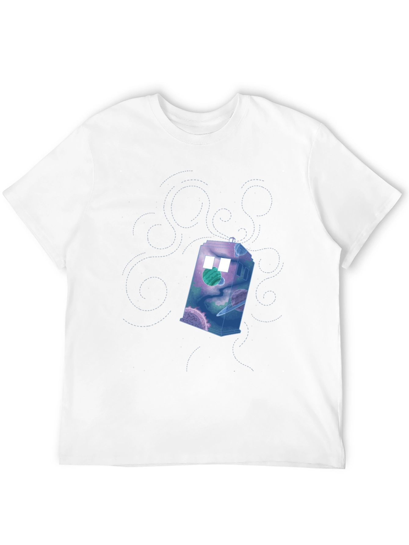 Time Travelers T-Shirt - Galaxy Police Box Design