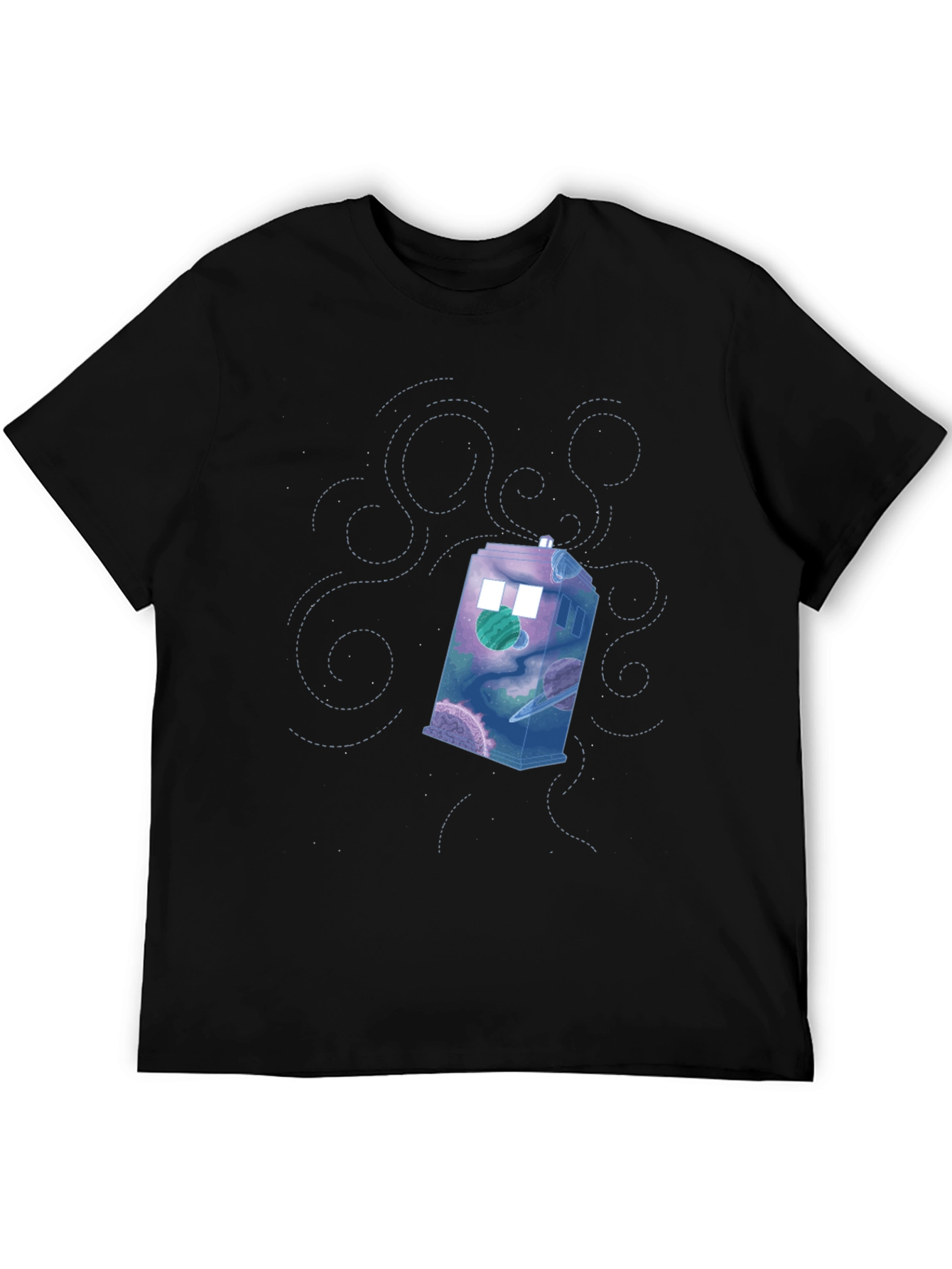 Time Travelers T-Shirt - Galaxy Police Box Design