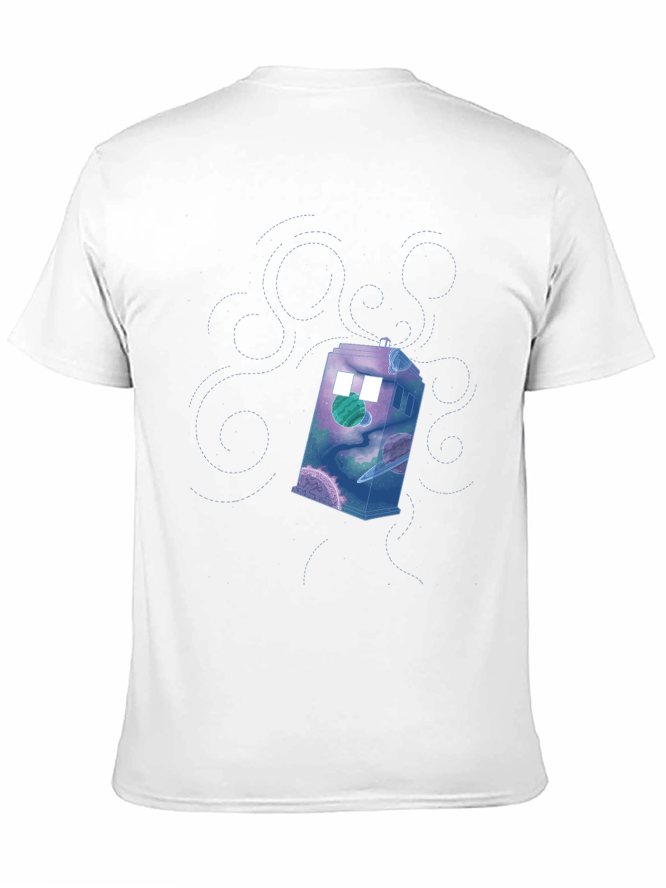 Time Travelers T-Shirt - Galaxy Police Box Design