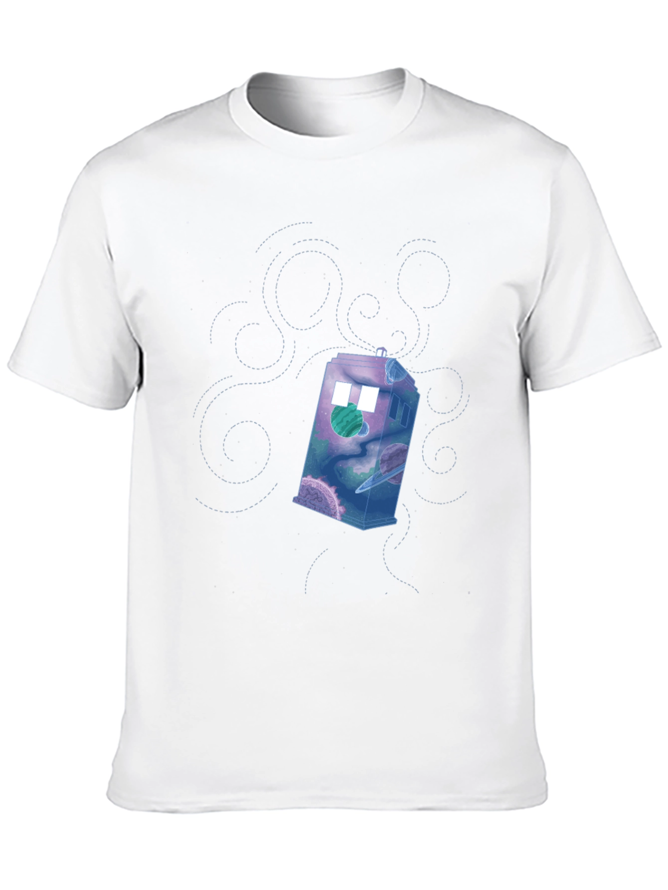 Time Travelers T-Shirt - Galaxy Police Box Design