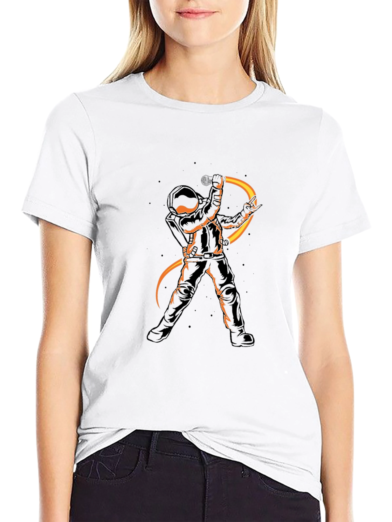 Astronaut Graphic Tee - Rock On in Style!