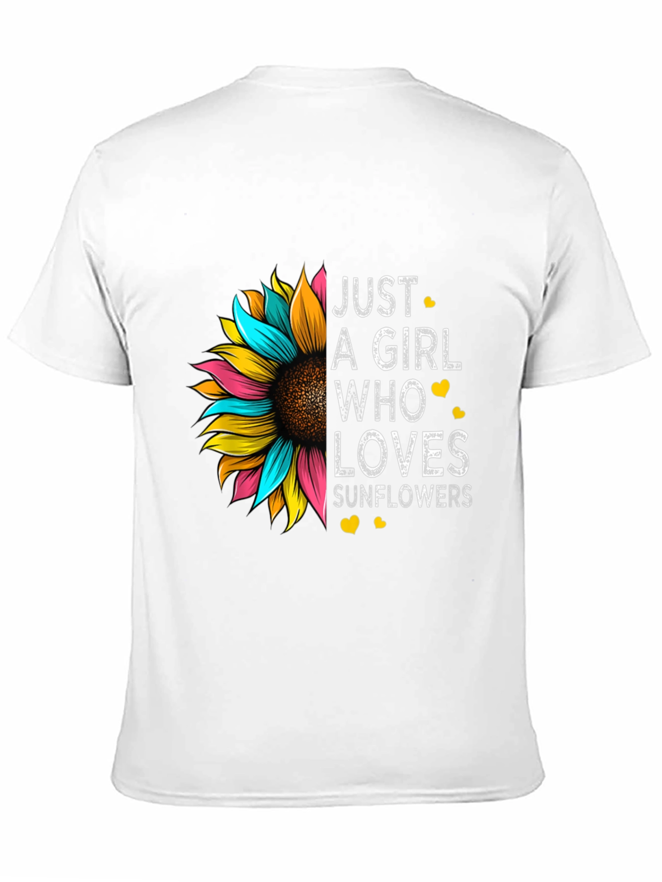 Just a Girl Who Loves Sunflowers Graphic Tee
