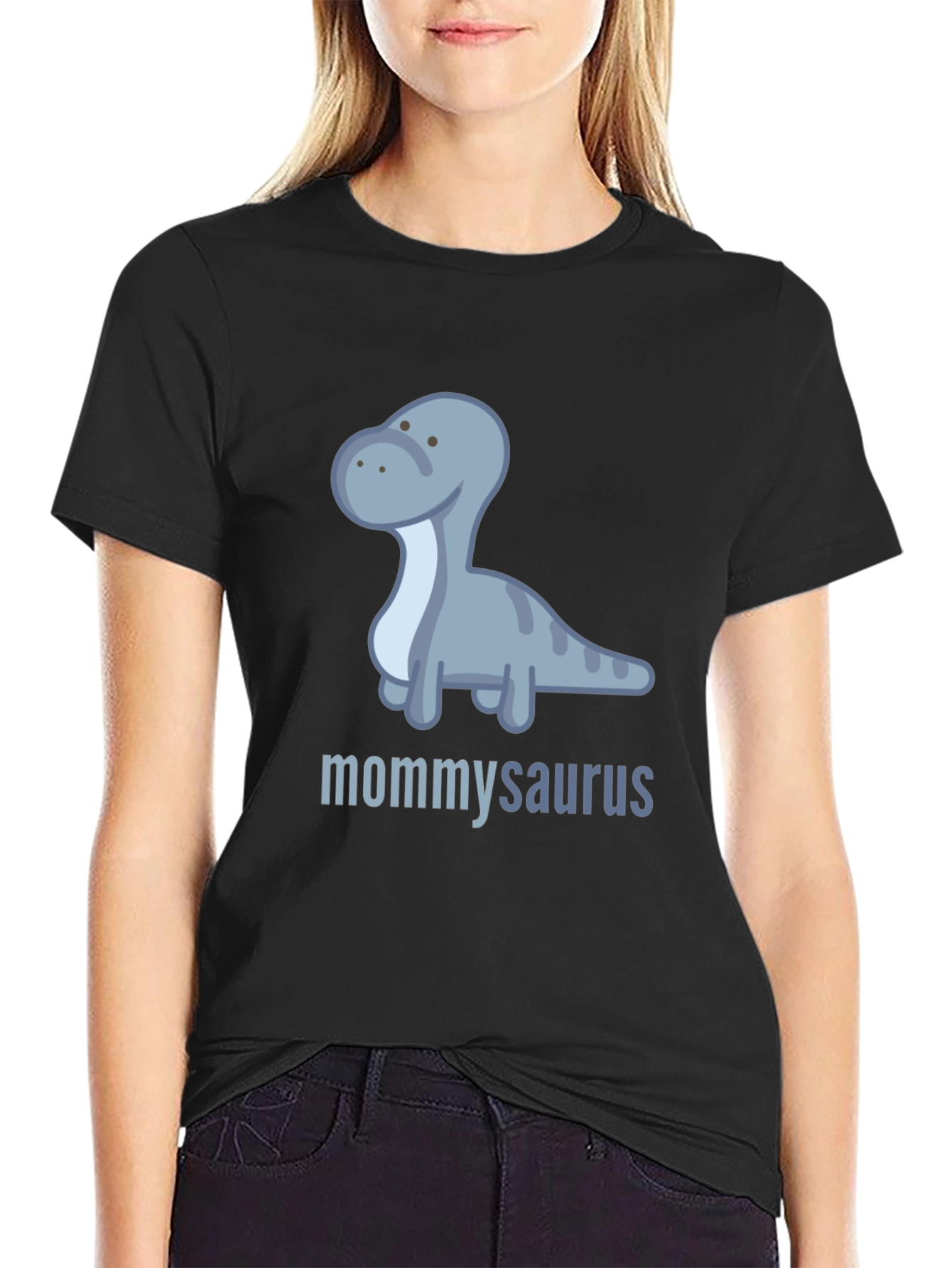 Mommysaurus Dinosaur Graphic T-Shirt