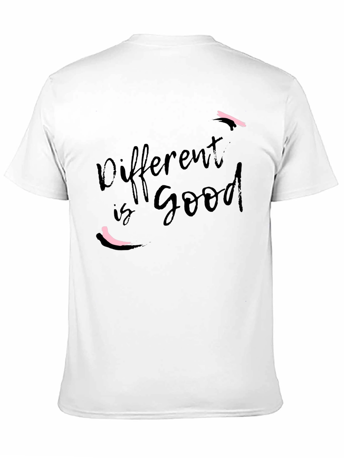 Different is Good Black Graphic Tee