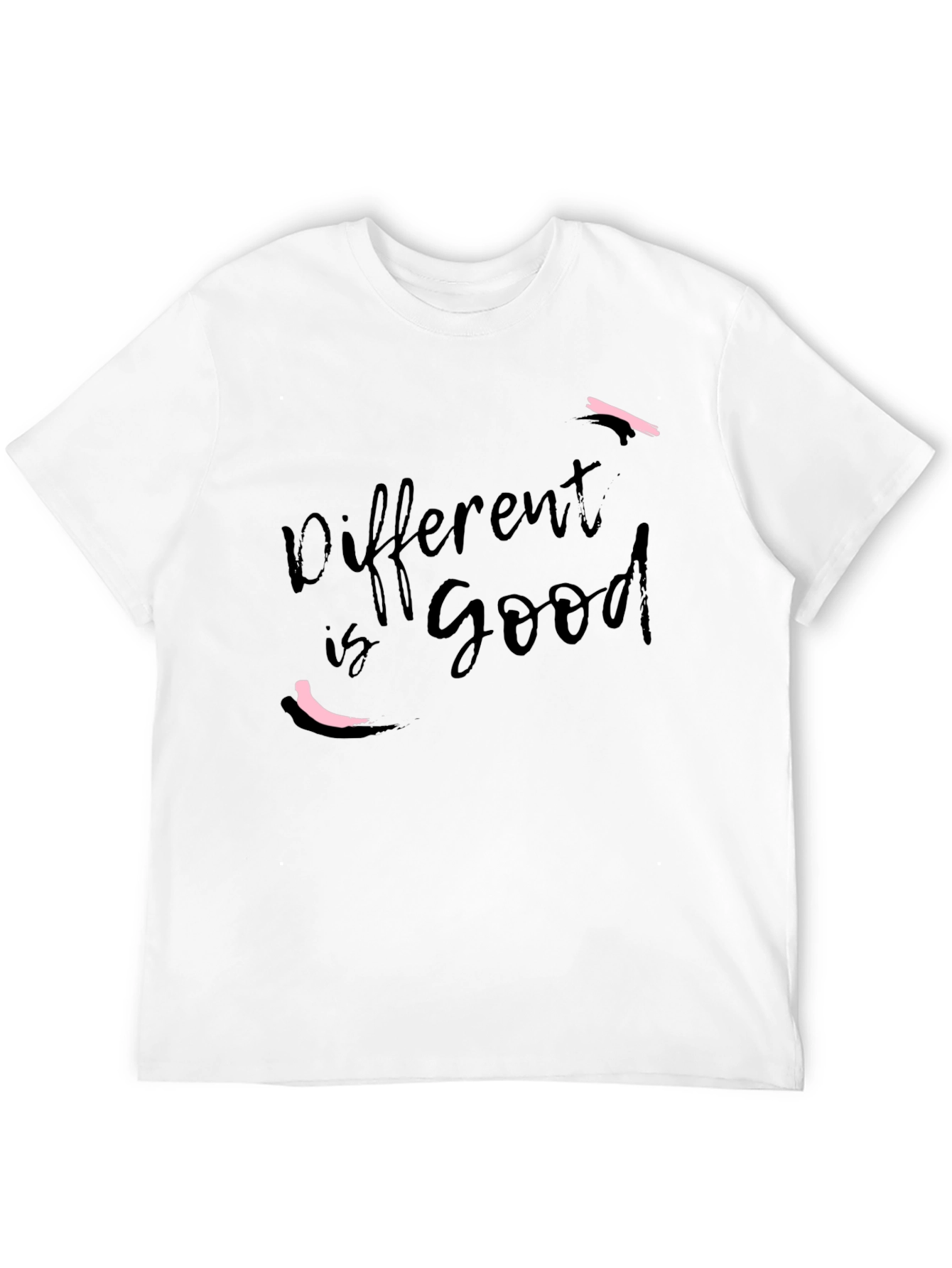 Different is Good Black Graphic Tee