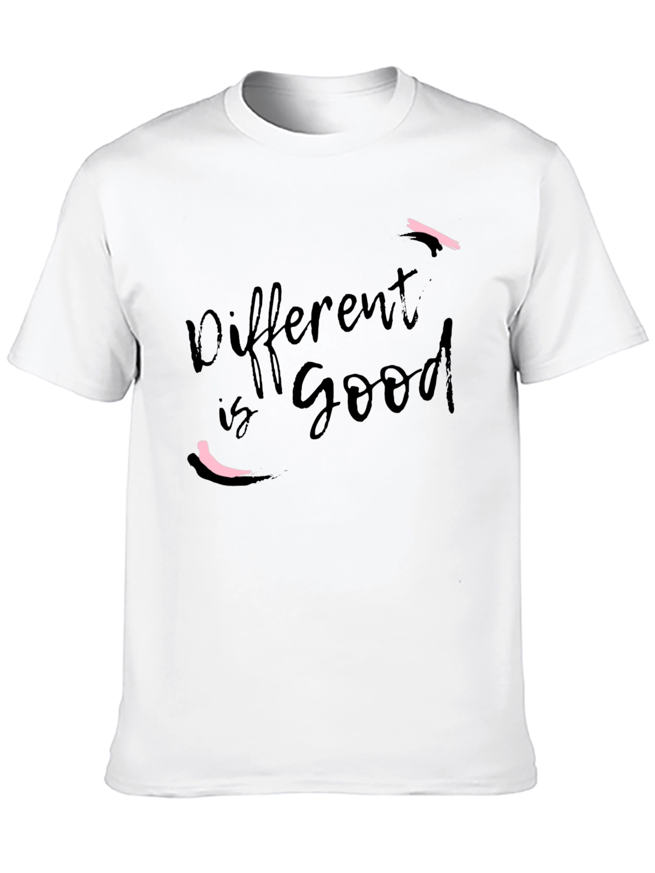 Different is Good Black Graphic Tee