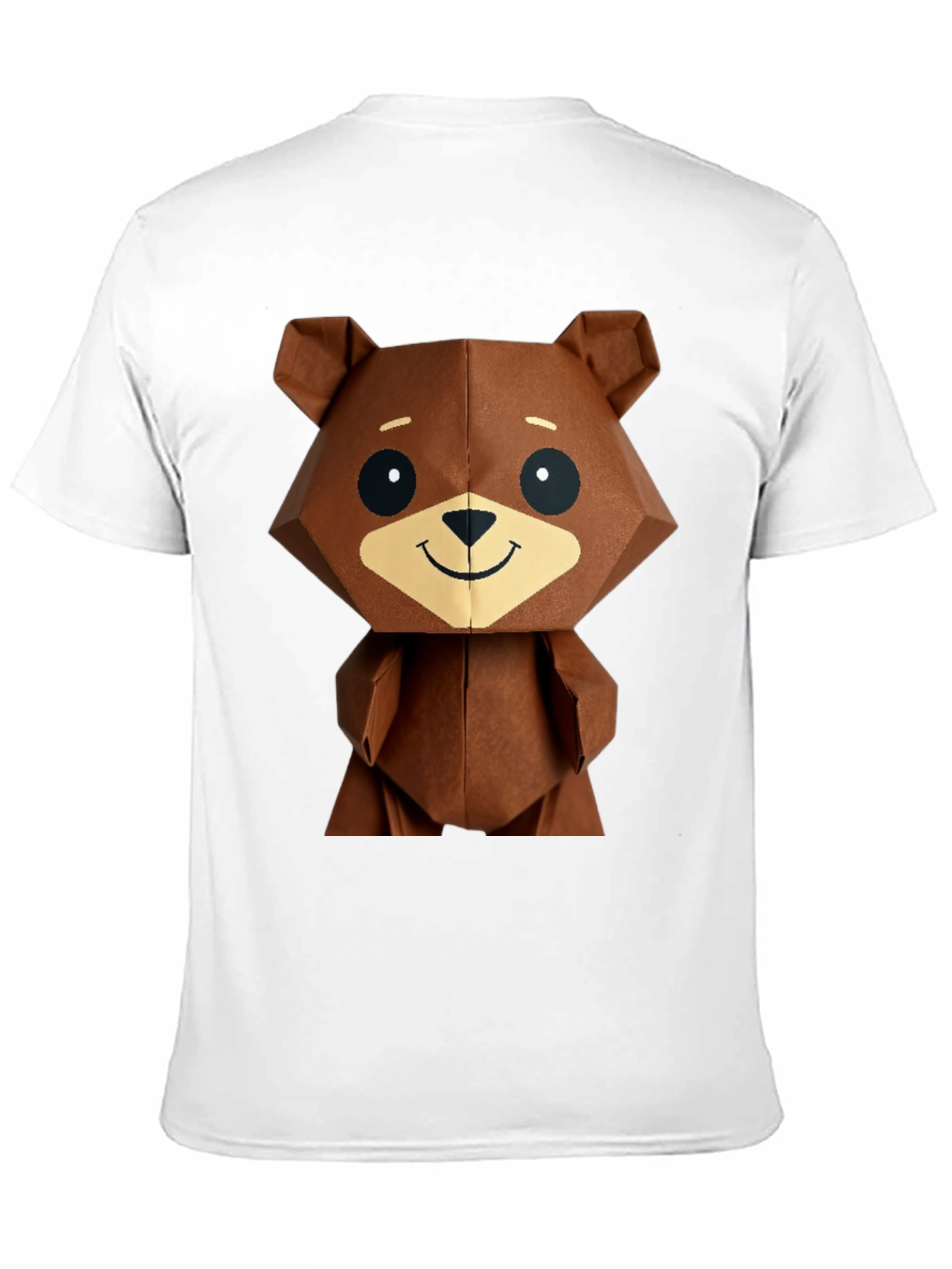 Geometric Bear Graphic Tee - Modern Streetwear