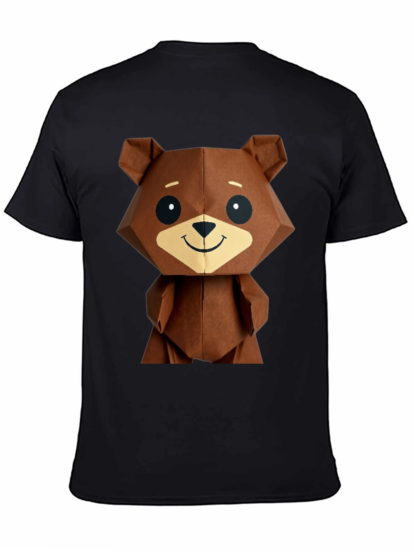 Geometric Bear Graphic Tee - Modern Streetwear