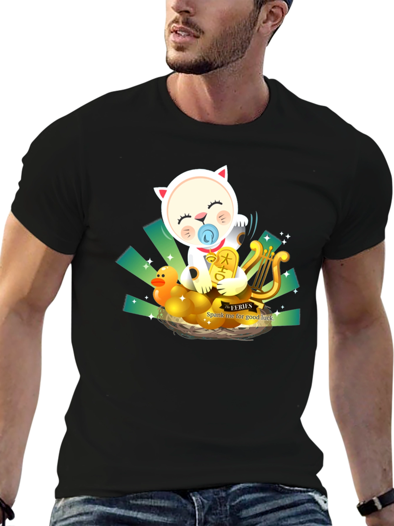 Lucky Cat Baby T-Shirt