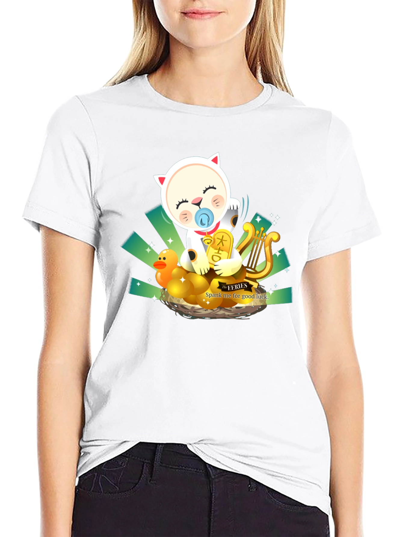 Lucky Cat Baby T-Shirt
