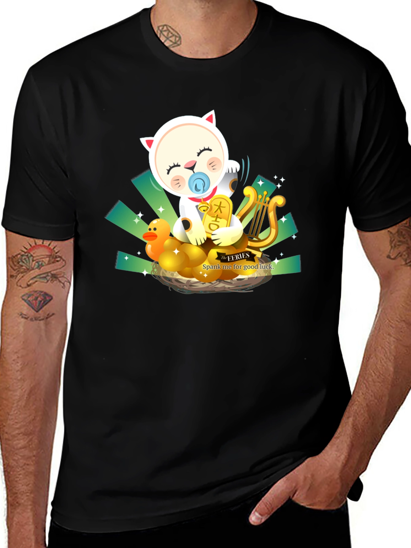 Lucky Cat Baby T-Shirt