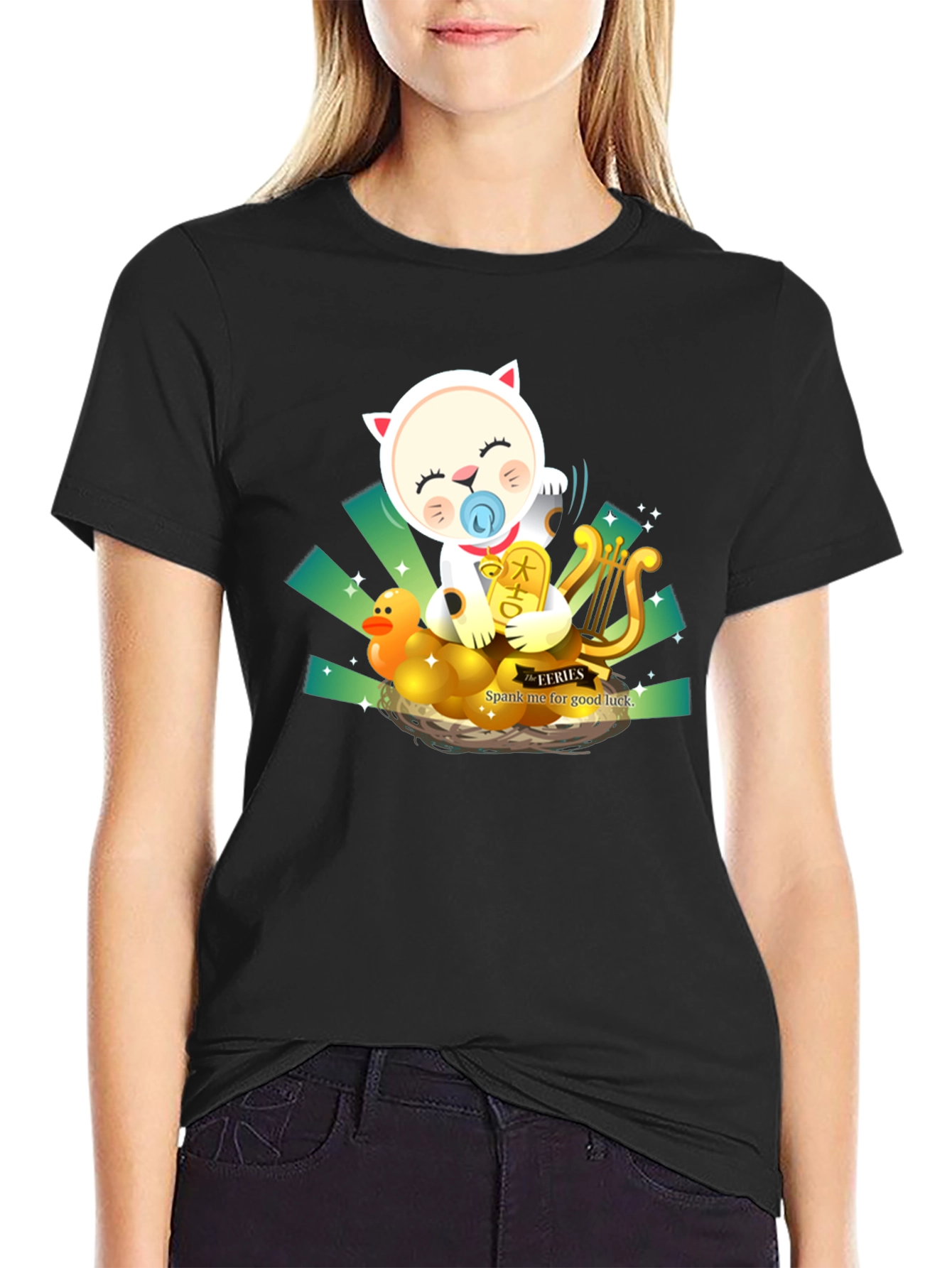 Lucky Cat Baby T-Shirt