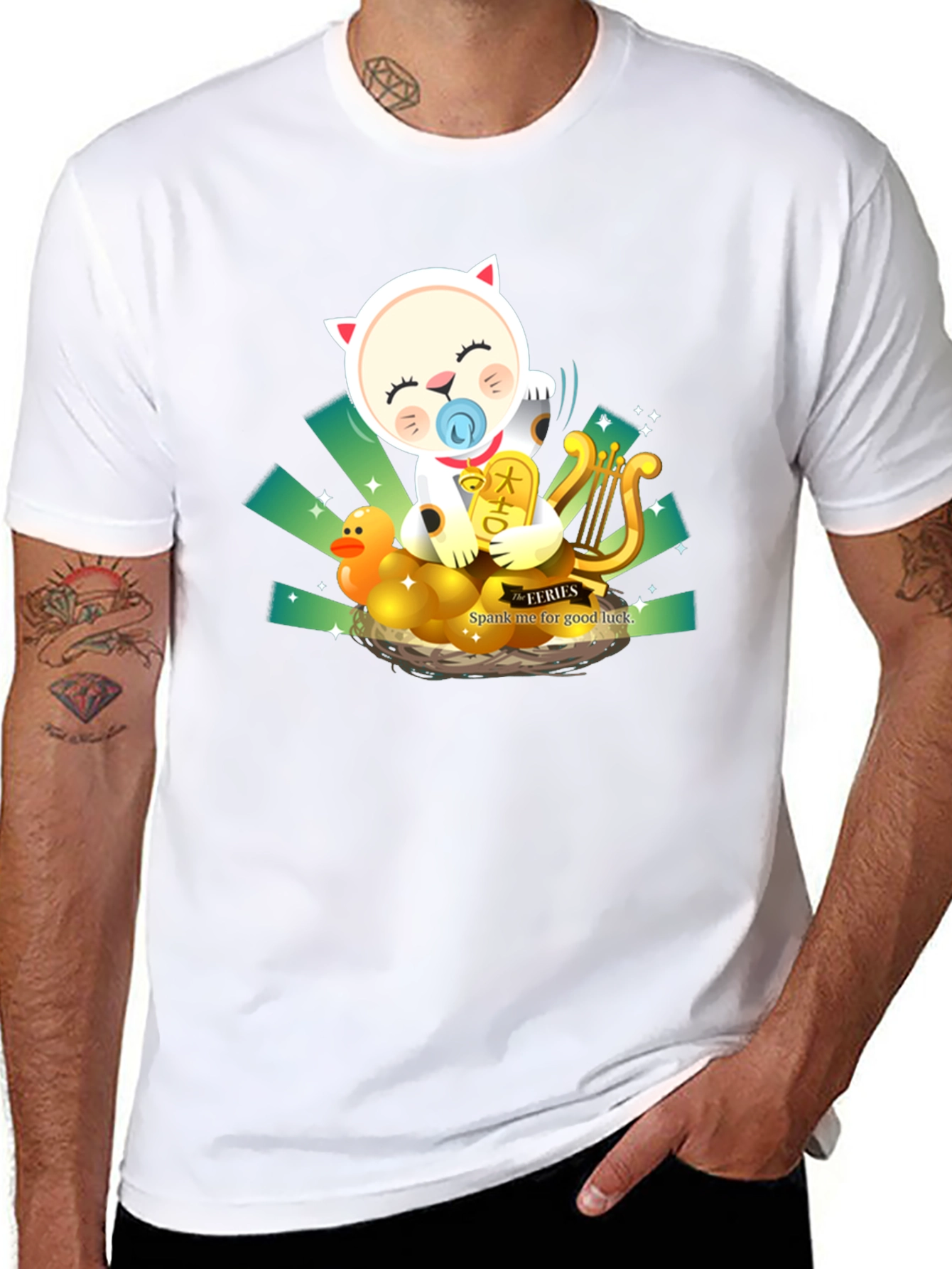Lucky Cat Baby T-Shirt