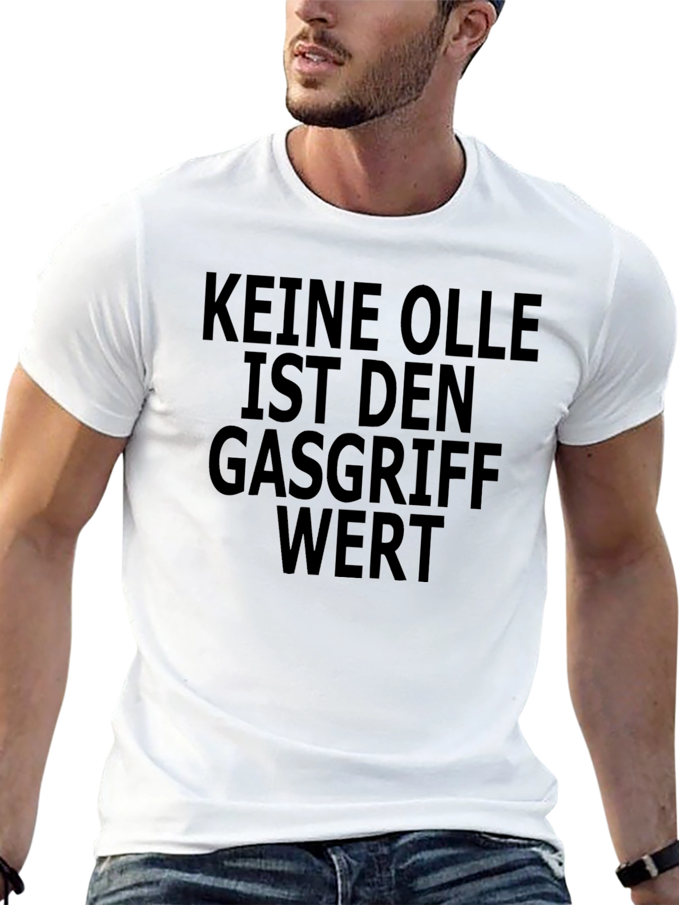 Keine Olle ist den Gasgriff Wert Black T-Shirt