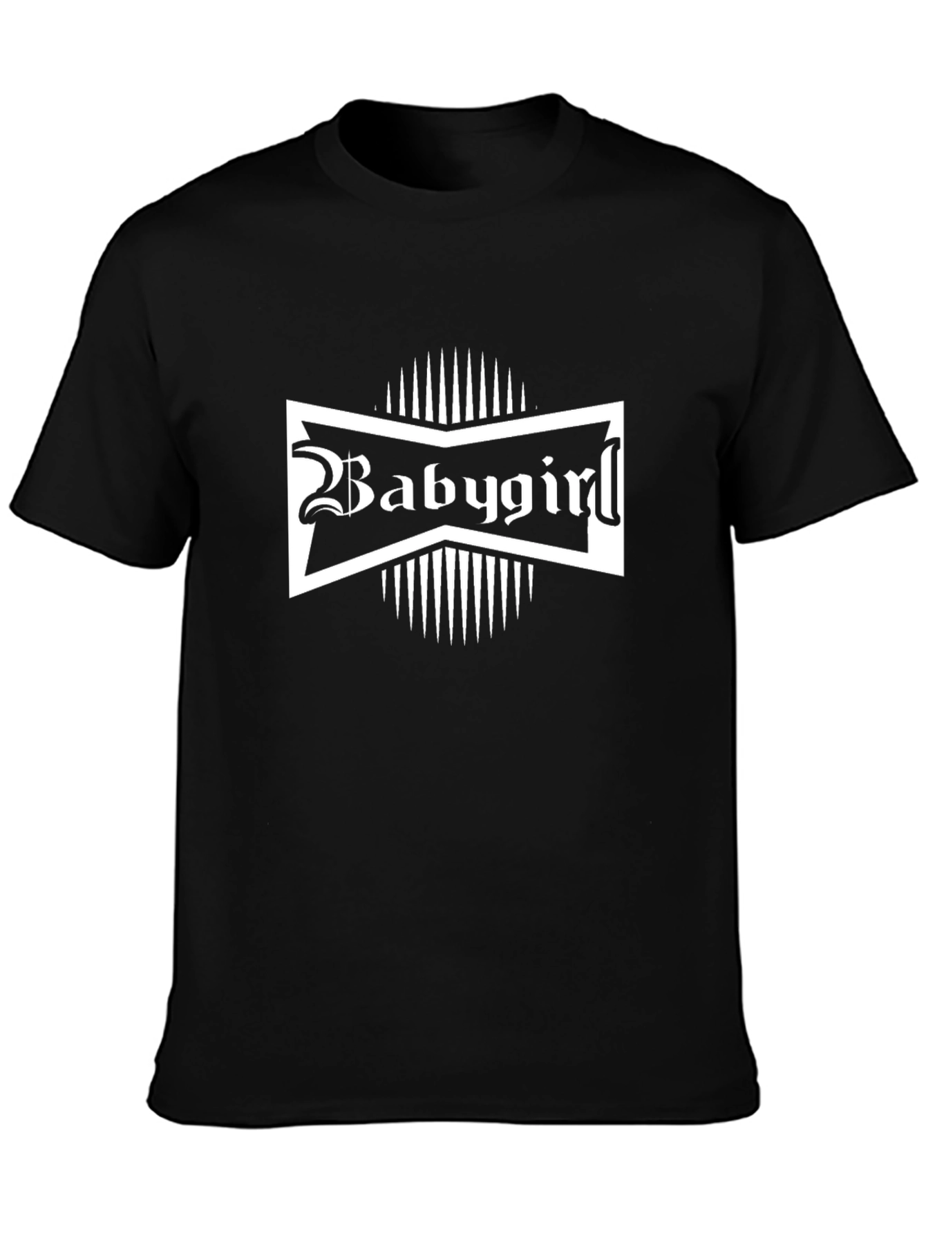 Babygirl Graphic Tee - Black Cotton T-Shirt