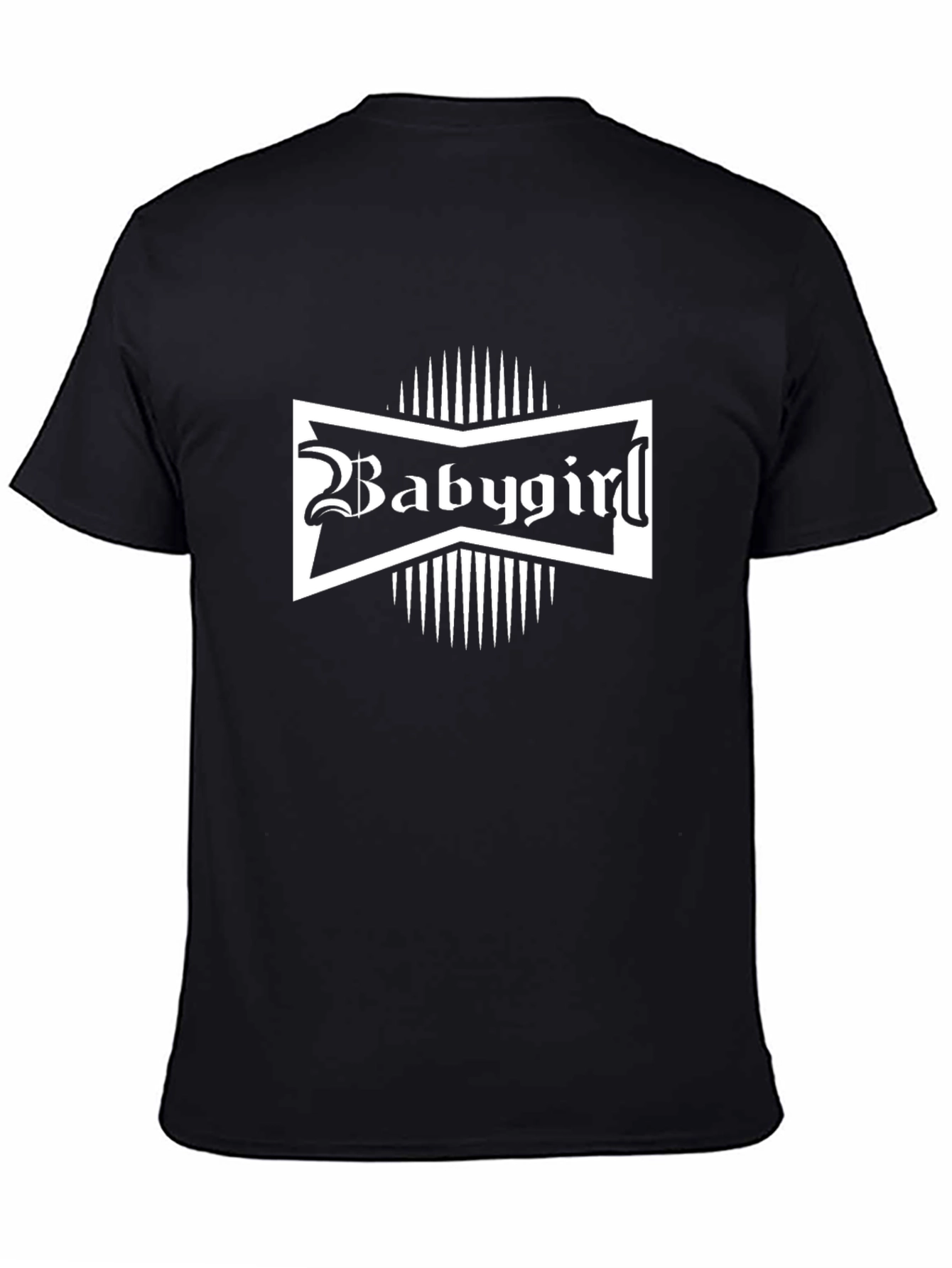 Babygirl Graphic Tee - Black Cotton T-Shirt