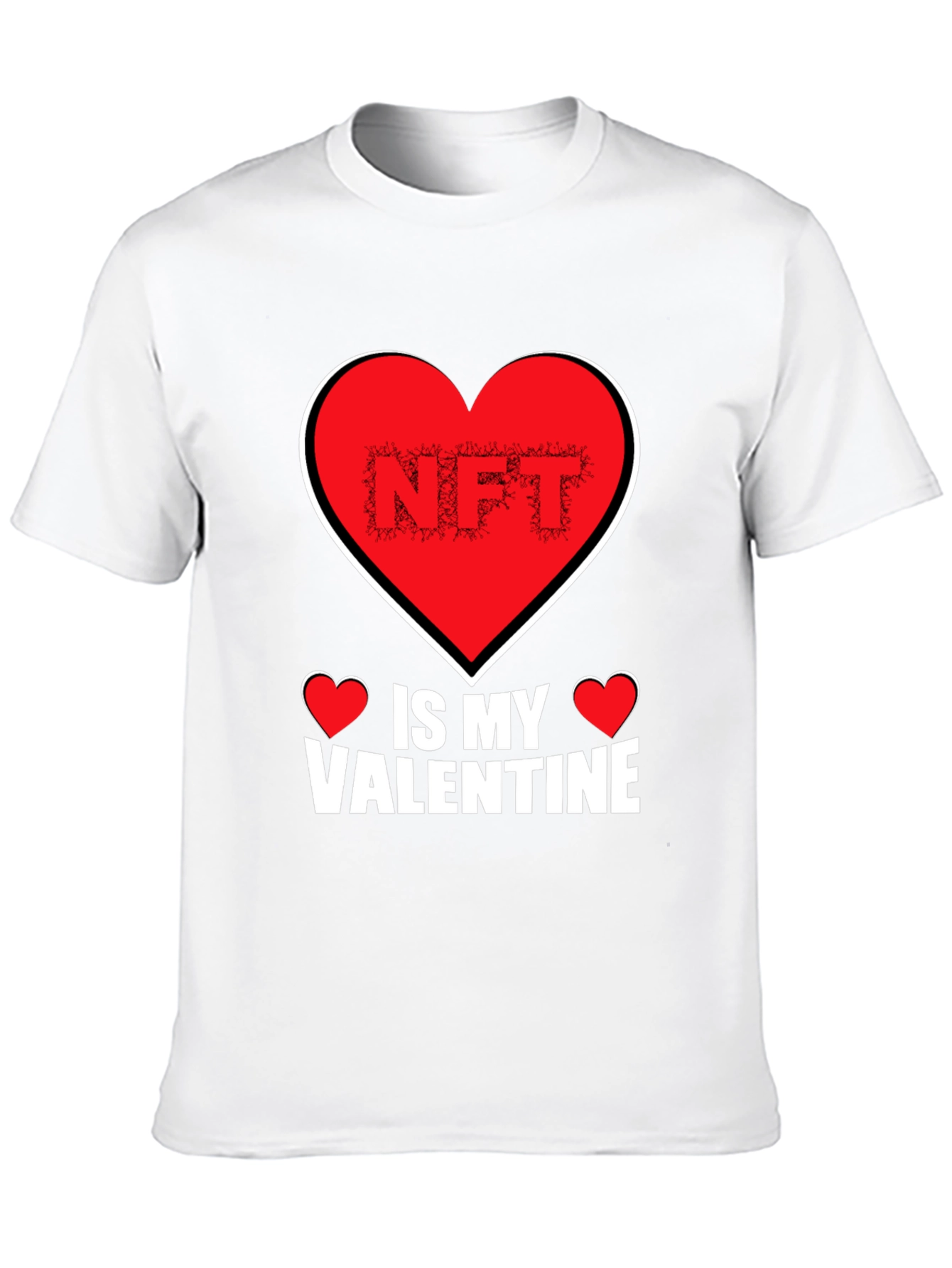 NFT Is My Valentine Black T-Shirt