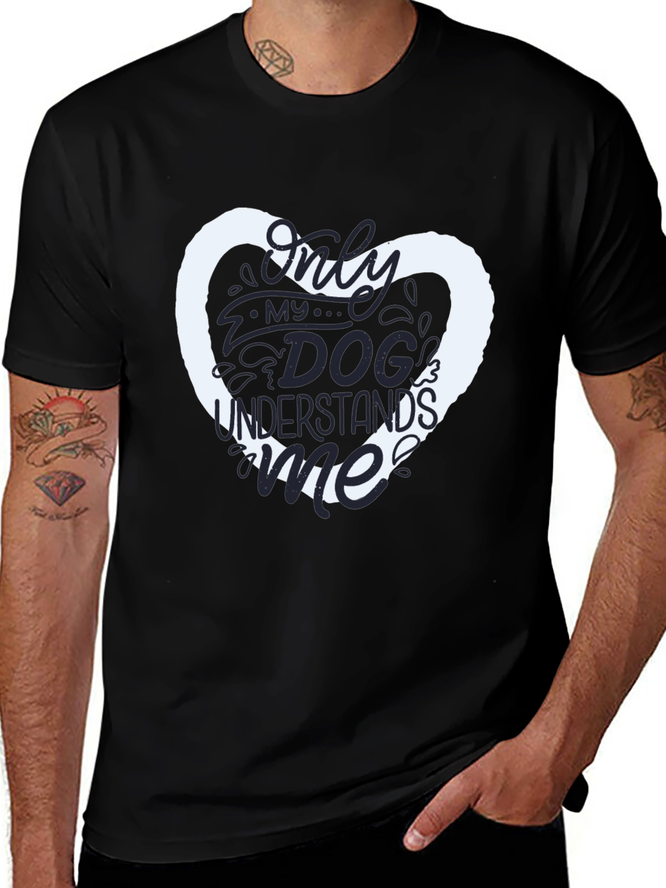 Dog Lover T-Shirt - Only My Dog Understands Me