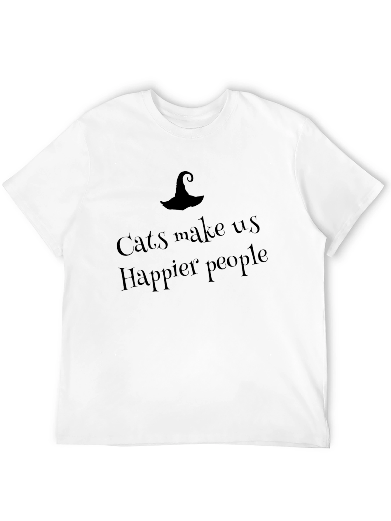 Cats Make Us Happier People T-Shirt