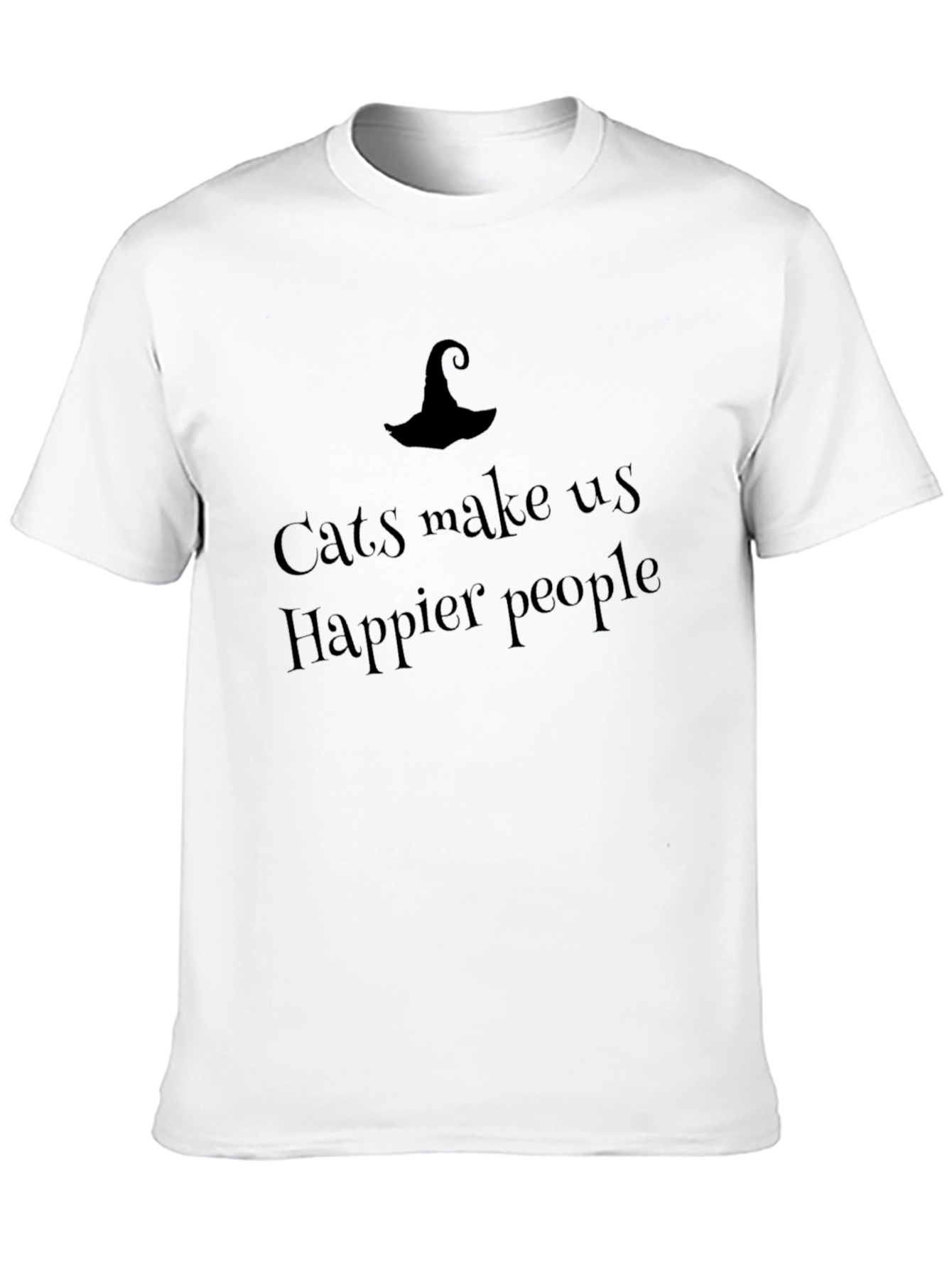 Cats Make Us Happier People T-Shirt