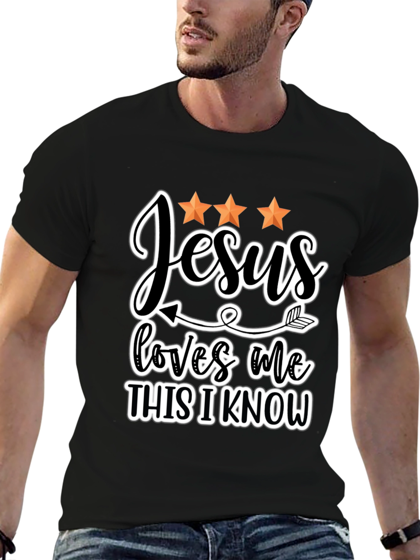 Jesus Loves Me Graphic Tee - Christian Apparel