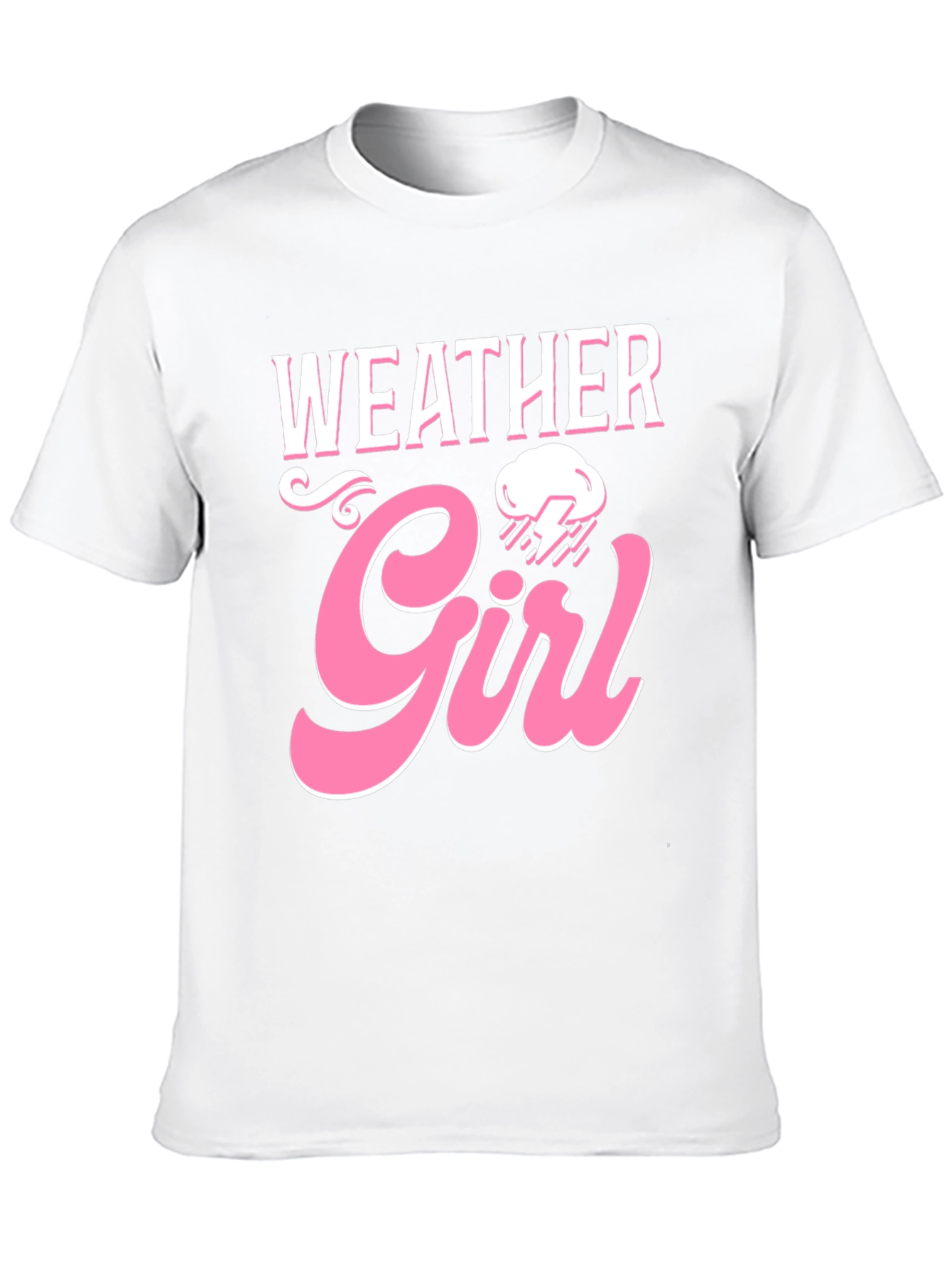 Weather Girl Graphic Tee - Trendy Womens Black T-Shirt
