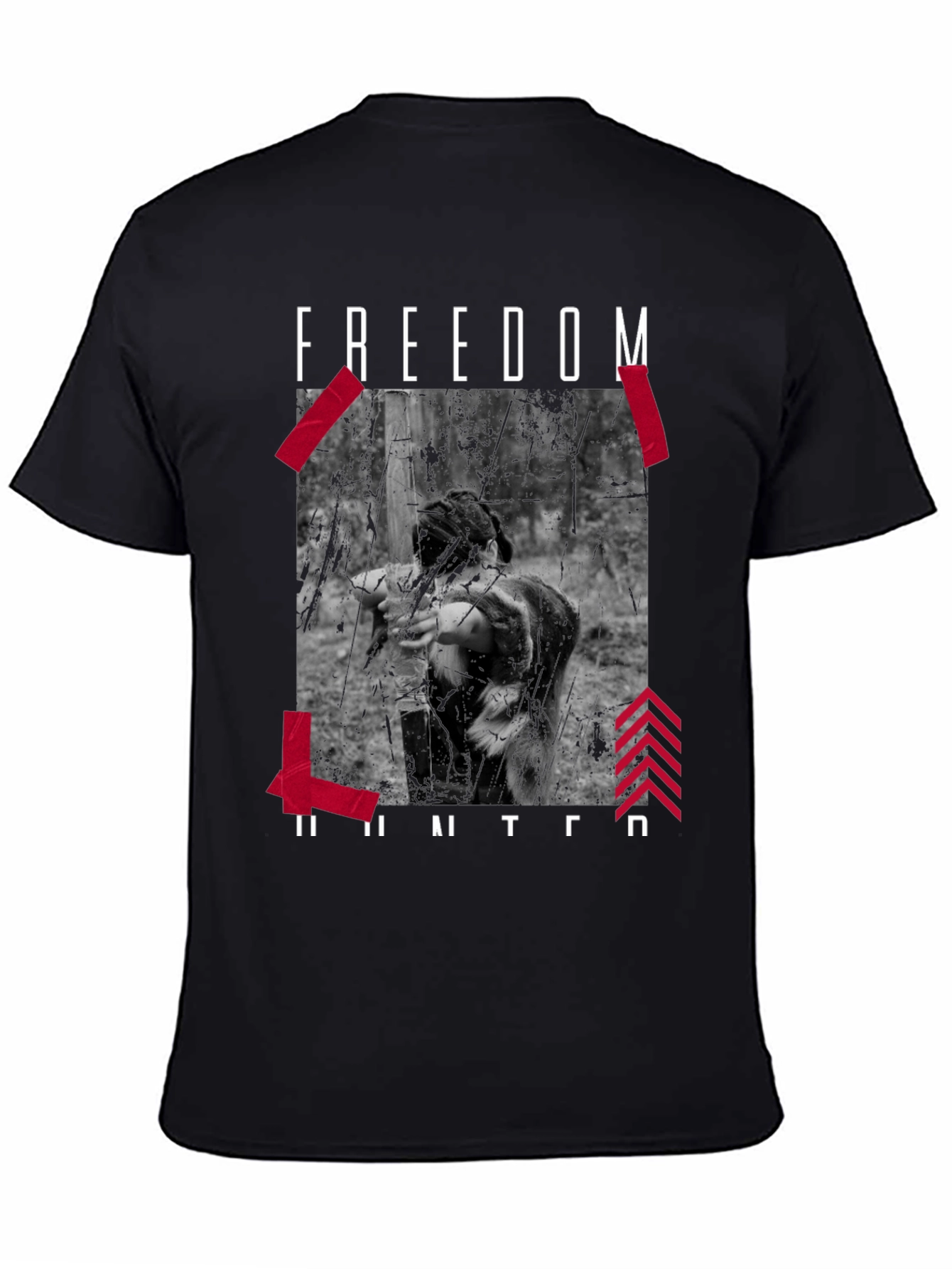 Freedom Hunter Graphic Print Tee