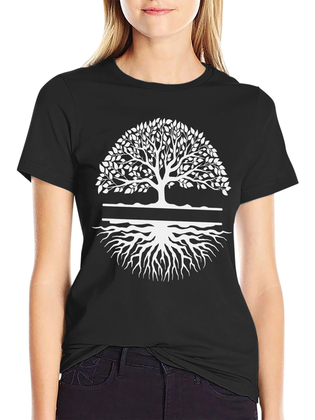 Tree of Life Black T-Shirt Graphic Tee