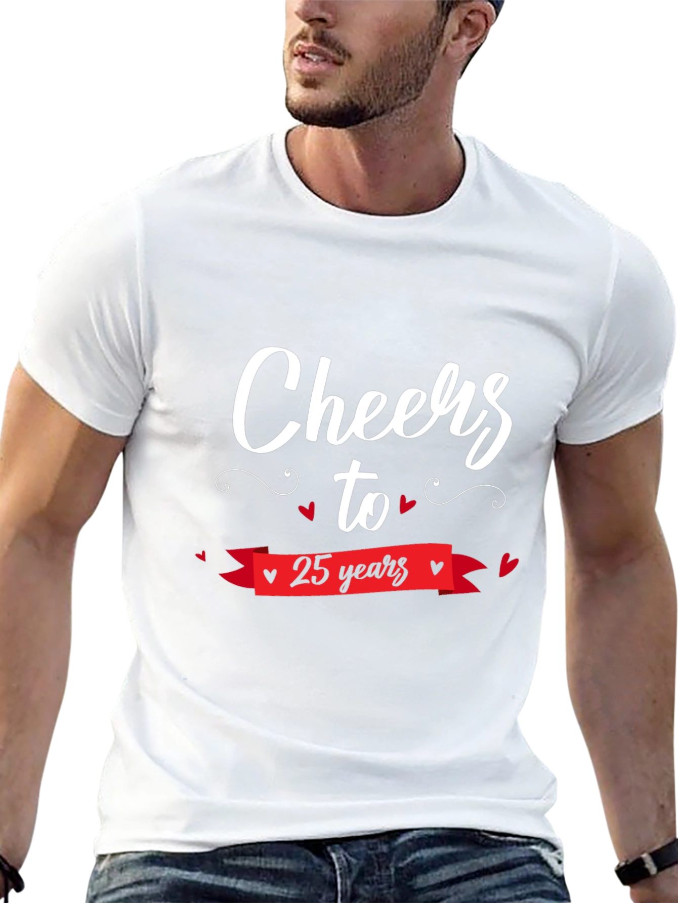 Cheers to 25 Years Graphic T-Shirt