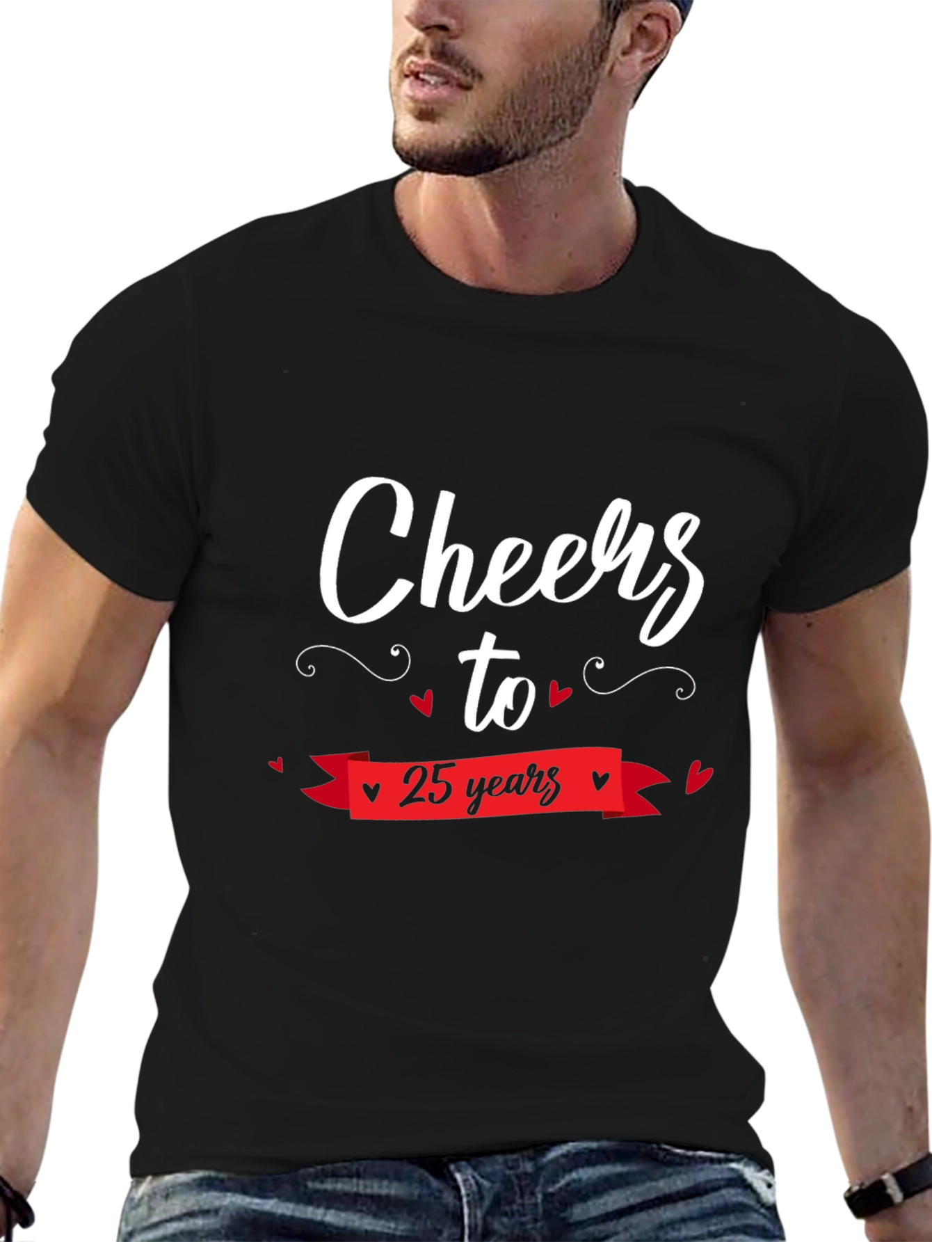 Cheers to 25 Years Graphic T-Shirt