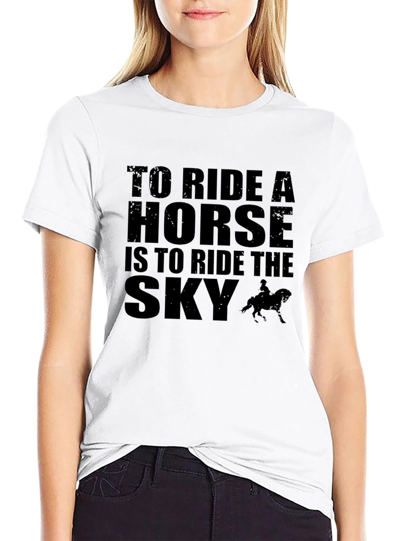 Horse Riding T-Shirt: Ride the Sky