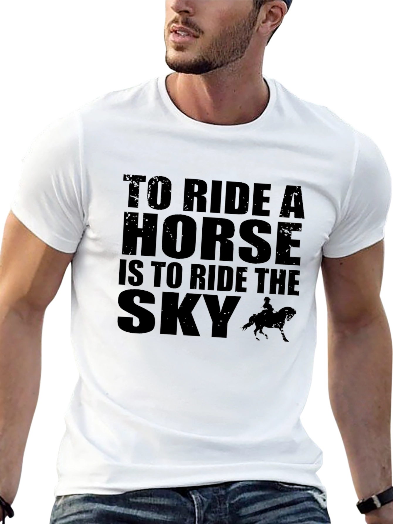 Horse Riding T-Shirt: Ride the Sky