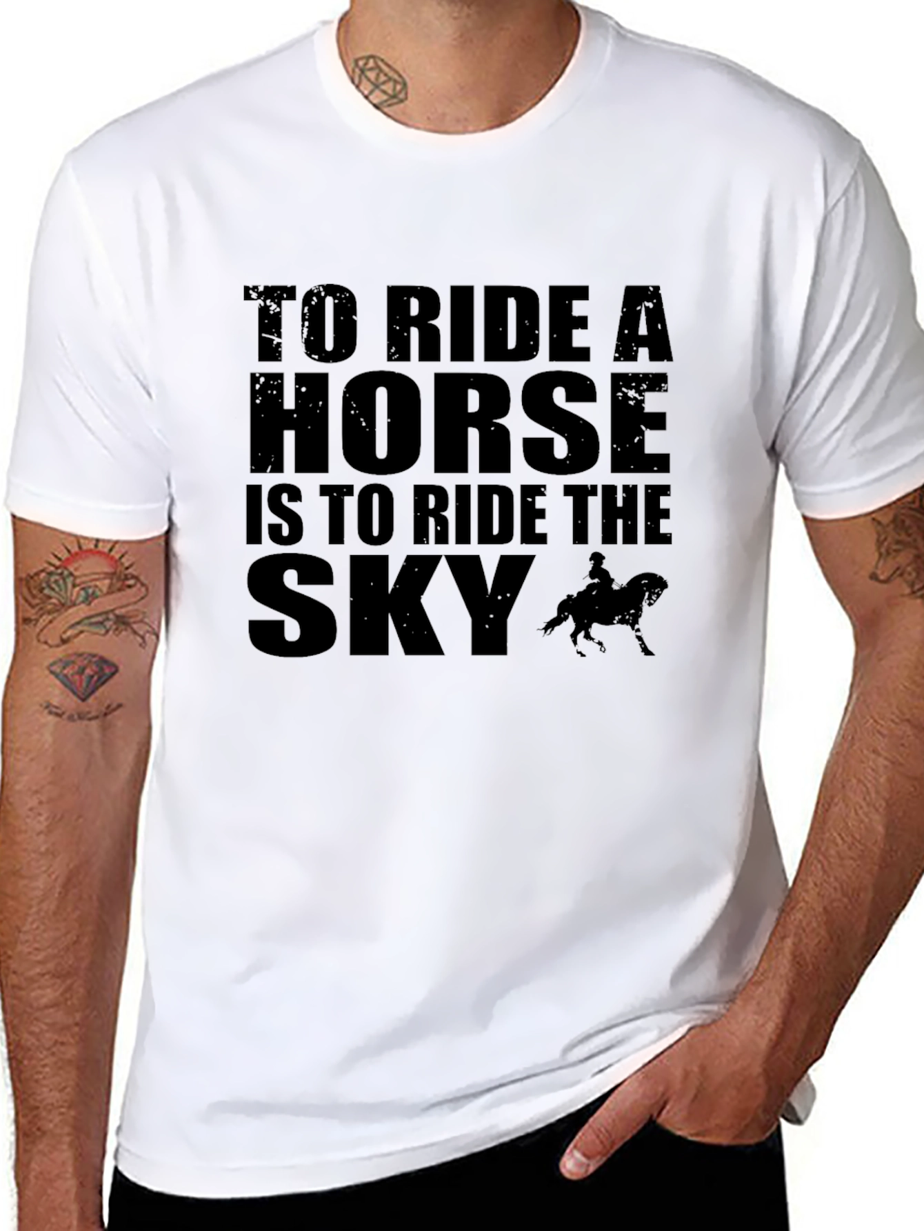 Horse Riding T-Shirt: Ride the Sky