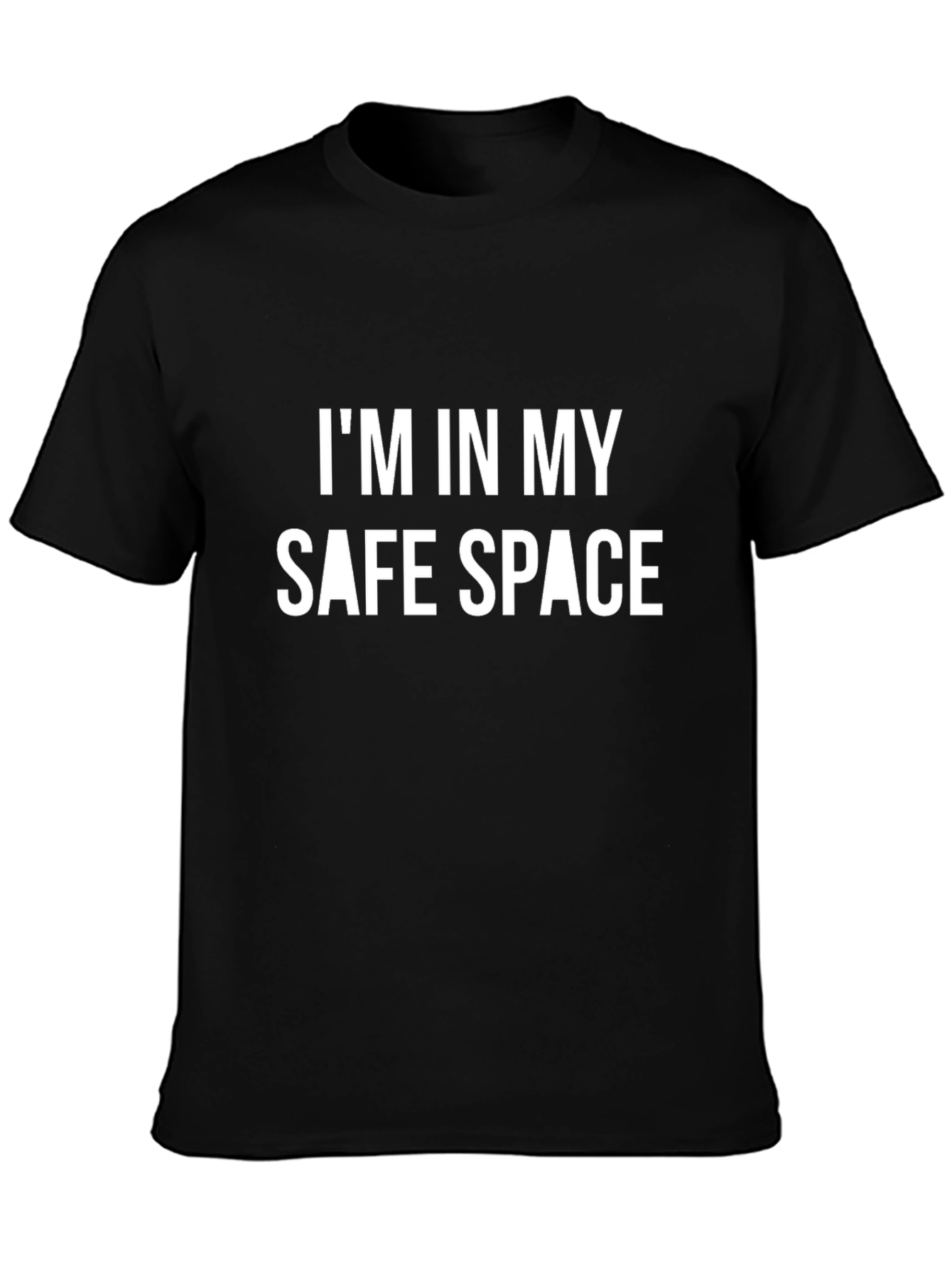 Safe Space T-Shirt - Comfortable Black Tee