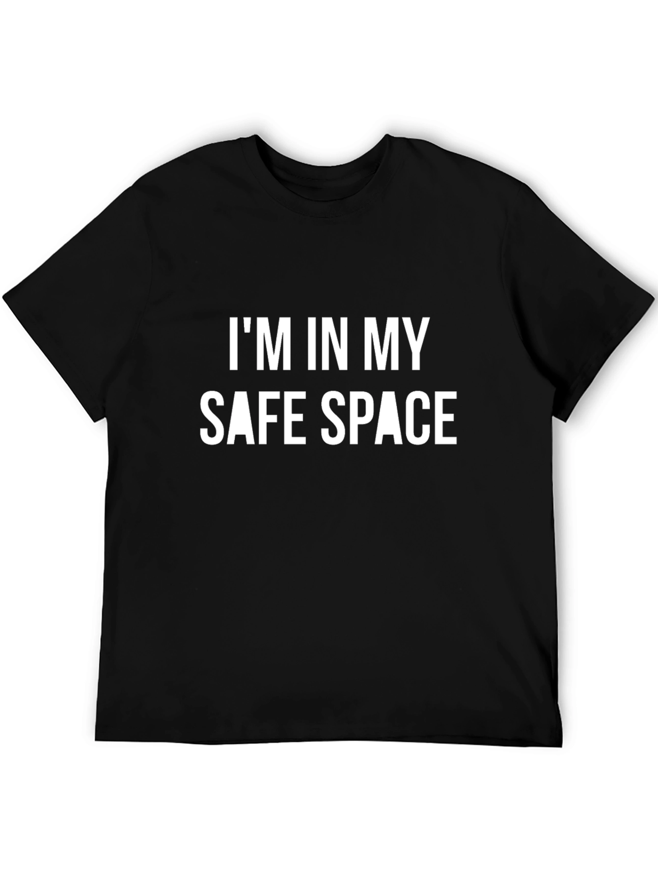 Safe Space T-Shirt - Comfortable Black Tee