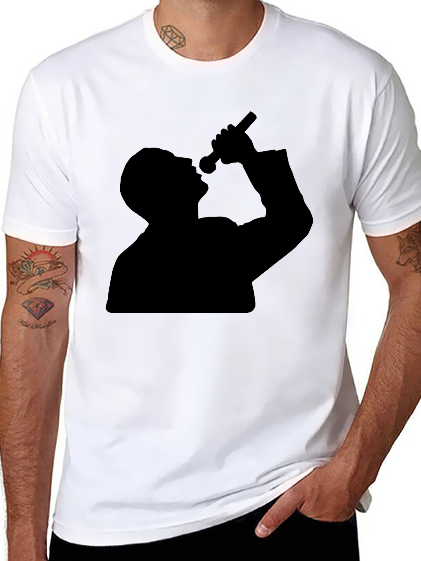 Silhouette Singer T-Shirt