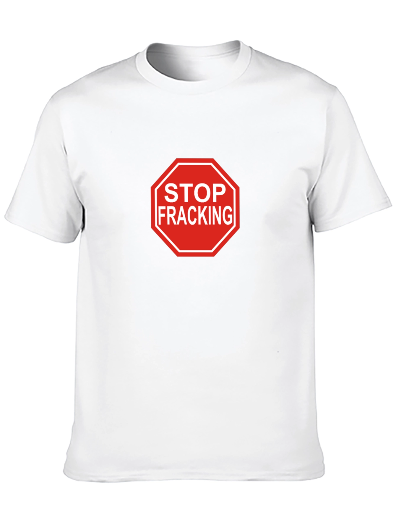 Stop Fracking Black T-Shirt