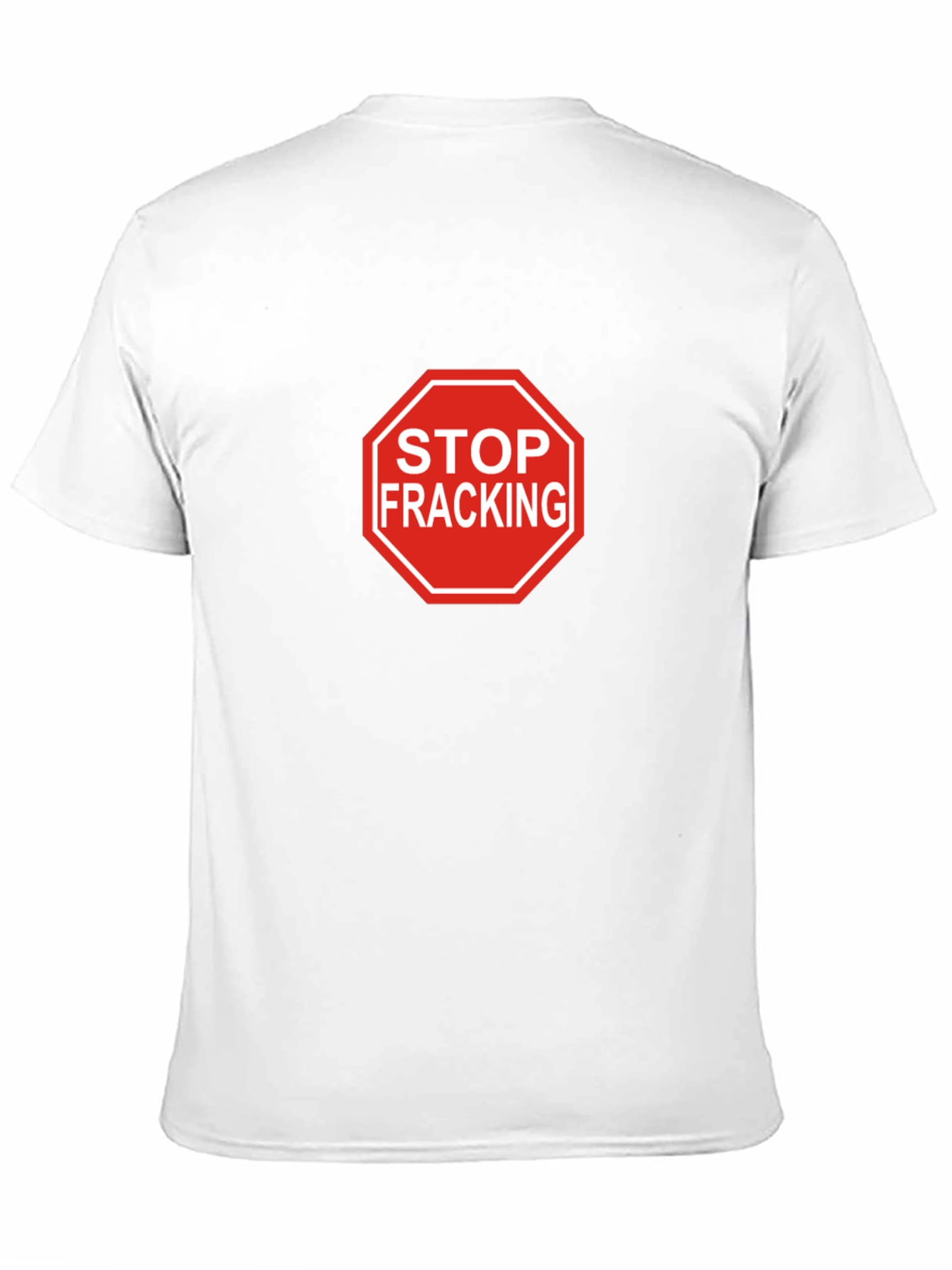 Stop Fracking Black T-Shirt