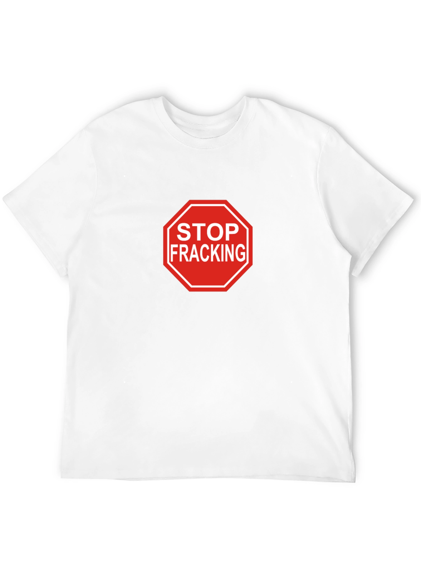 Stop Fracking Black T-Shirt