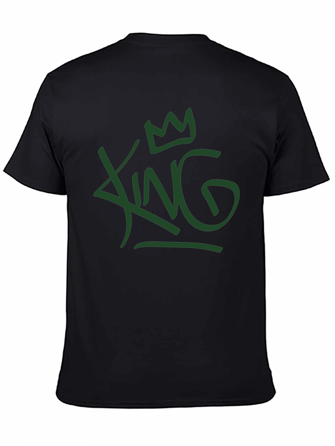 King Graphic Tee - Casual Crew Neck T-Shirt