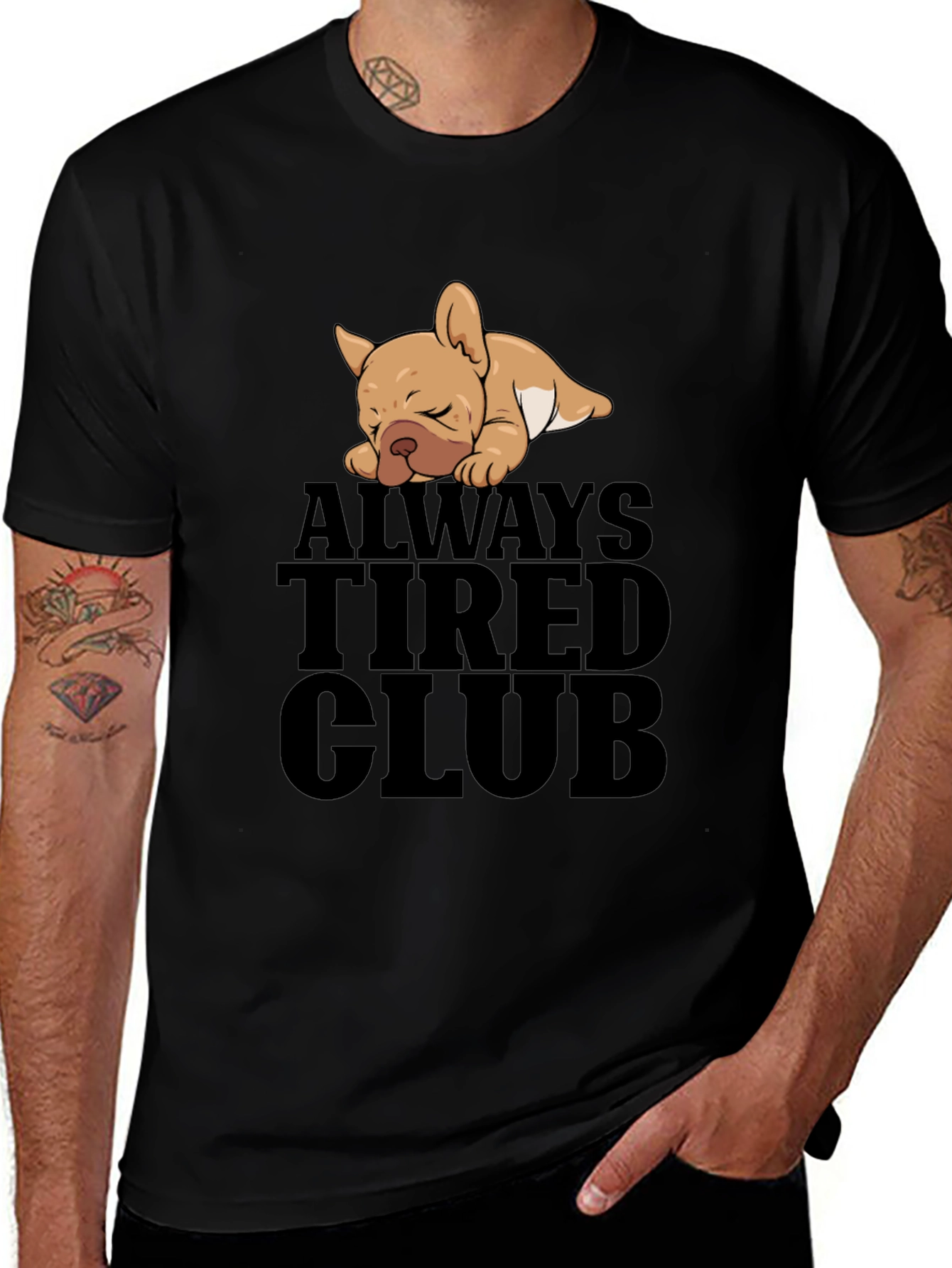 Always Tired Club Graphic T-Shirt